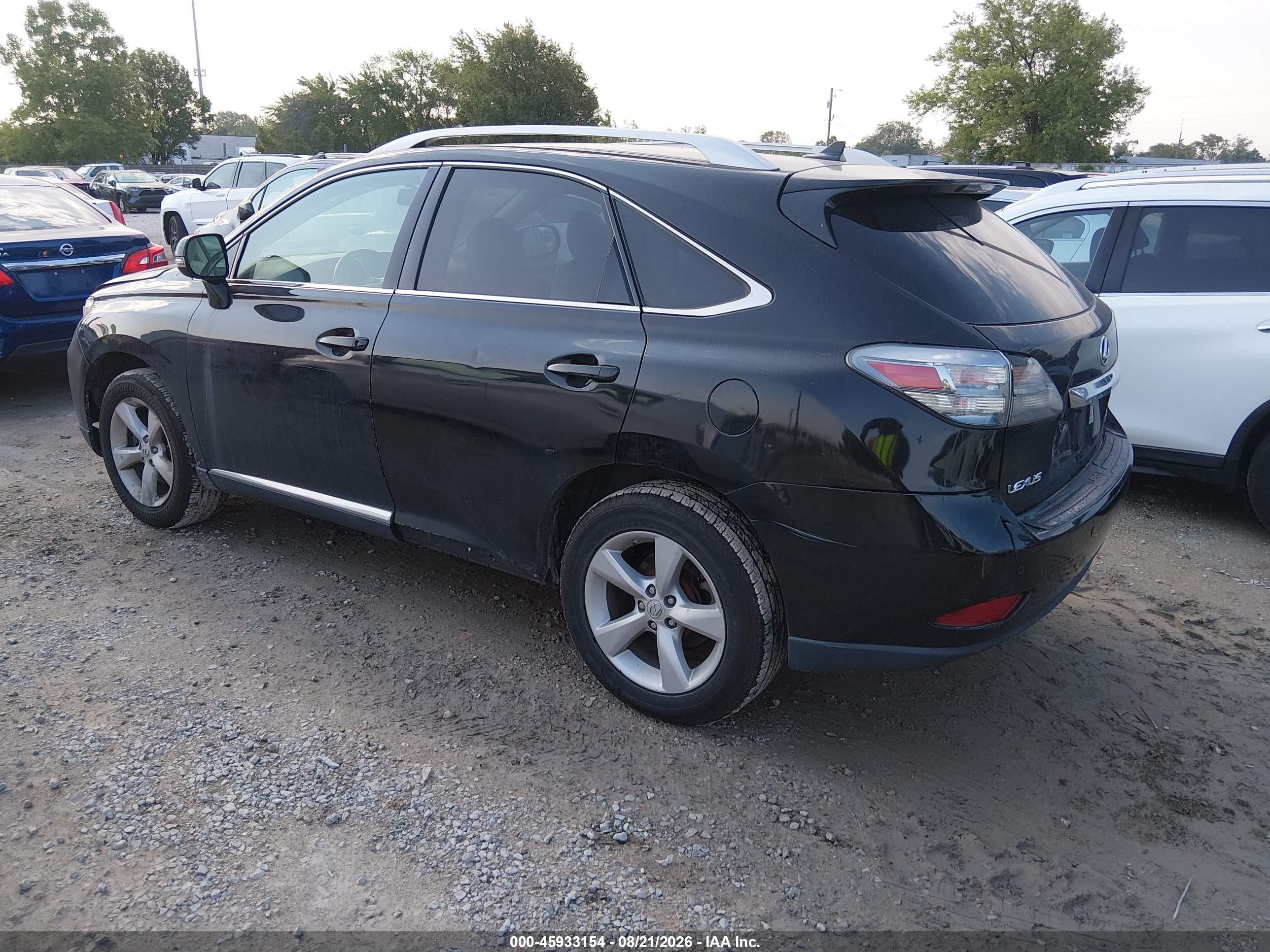 2010 Lexus Rx 350   Black vin: 2T2BK1BAXAC004381