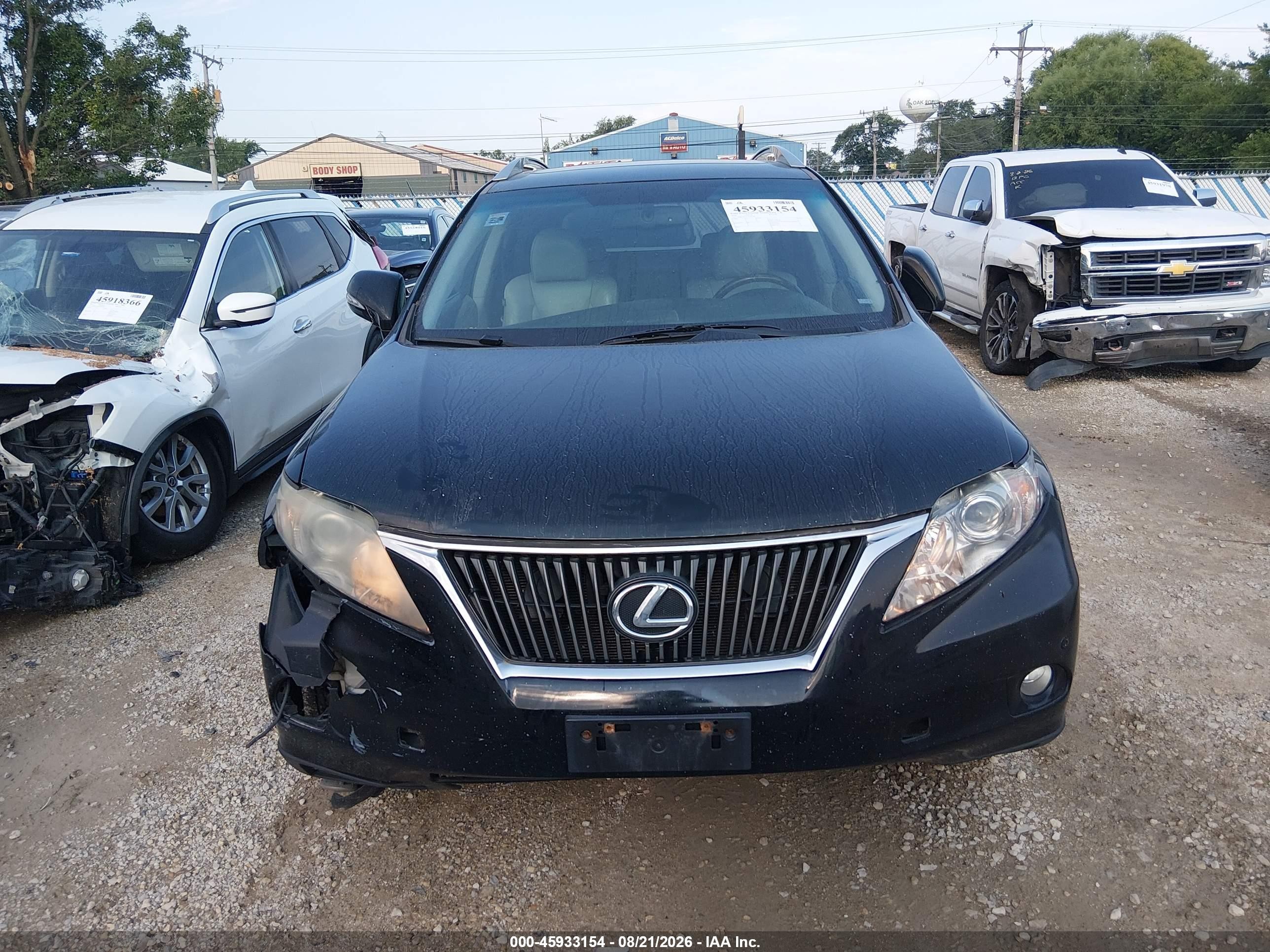 2010 Lexus Rx 350   Black vin: 2T2BK1BAXAC004381