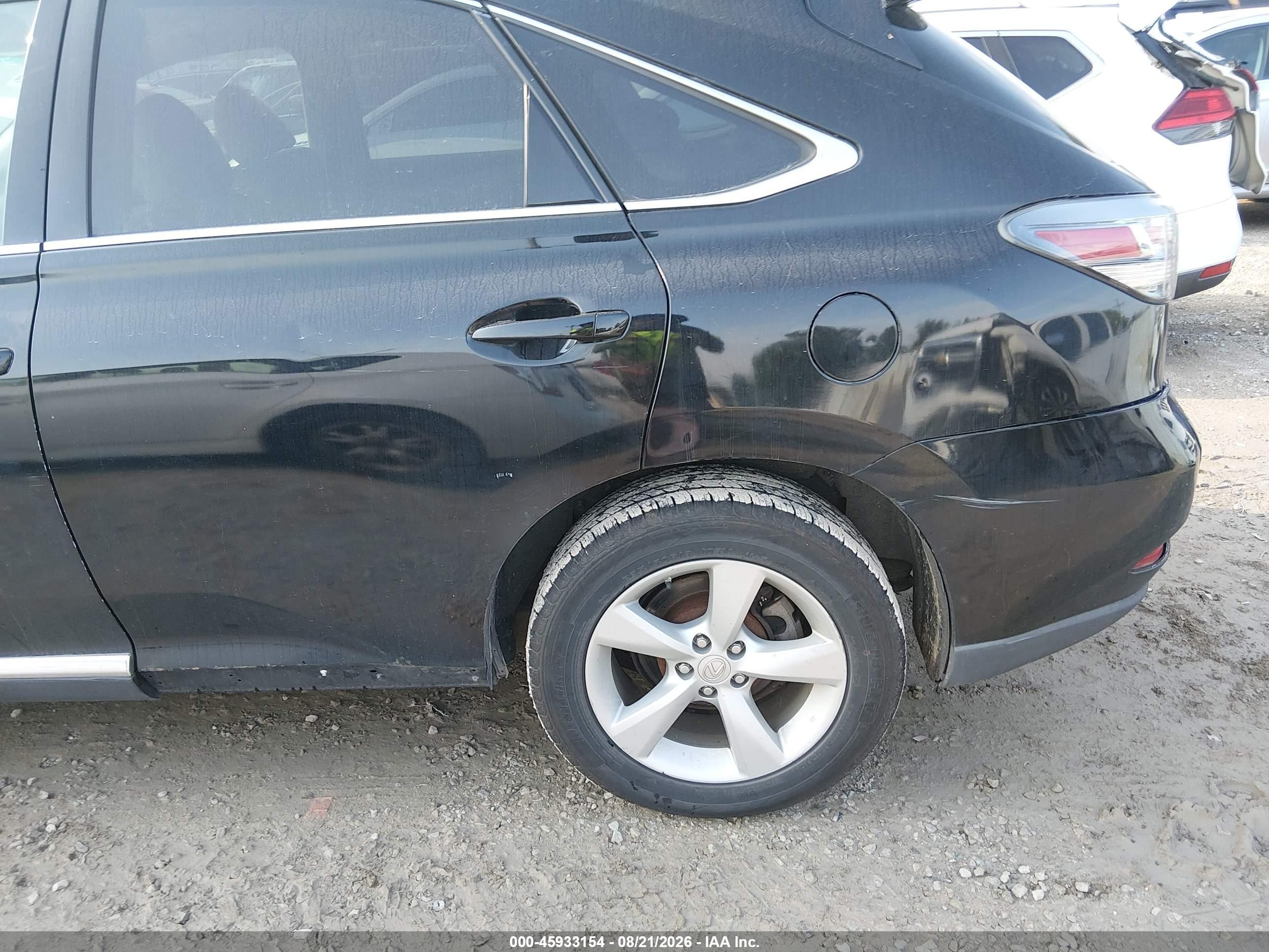 2010 Lexus Rx 350   Black vin: 2T2BK1BAXAC004381