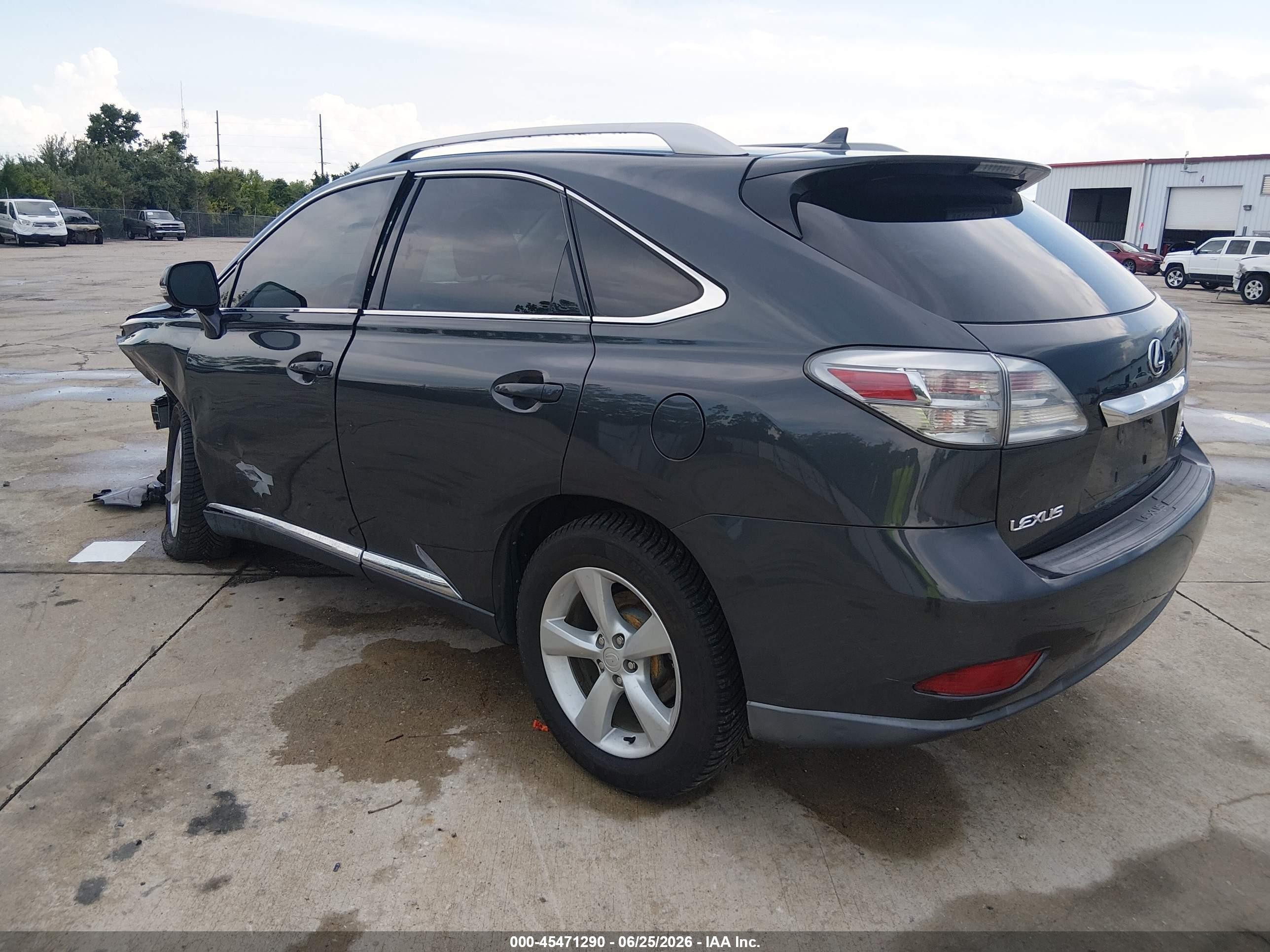 2010 Lexus Rx 350   Gray vin: 2T2BK1BAXAC013159