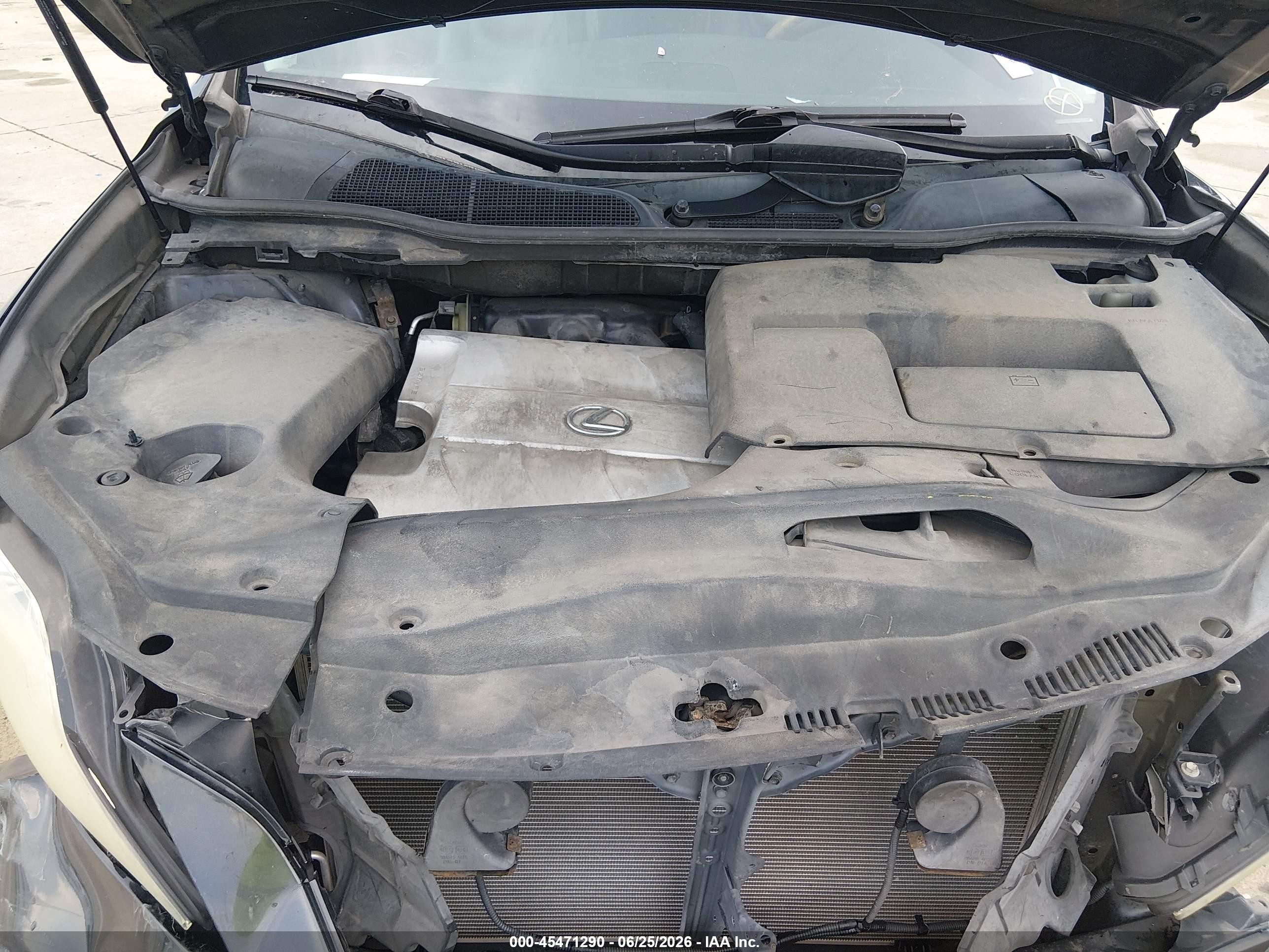 2010 Lexus Rx 350   Gray vin: 2T2BK1BAXAC013159