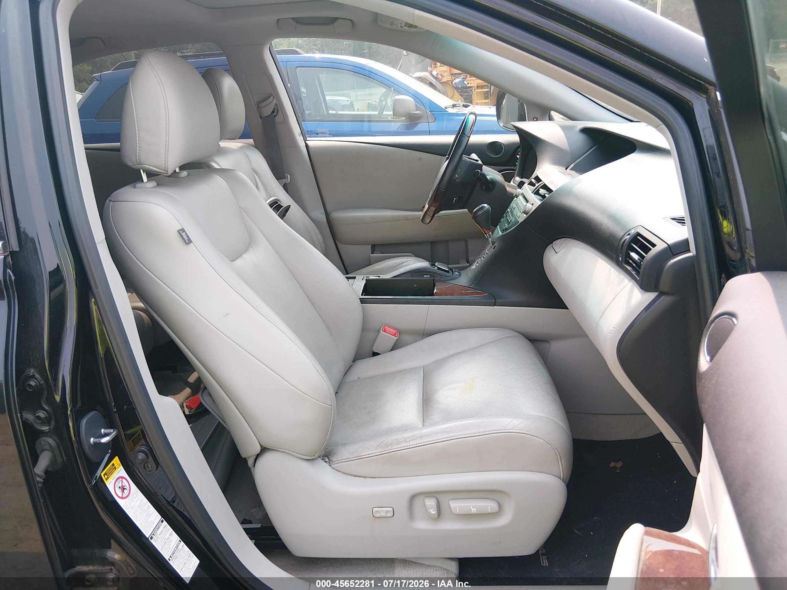 2010 Lexus Rx 350   Black vin: 2T2BK1BAXAC017244