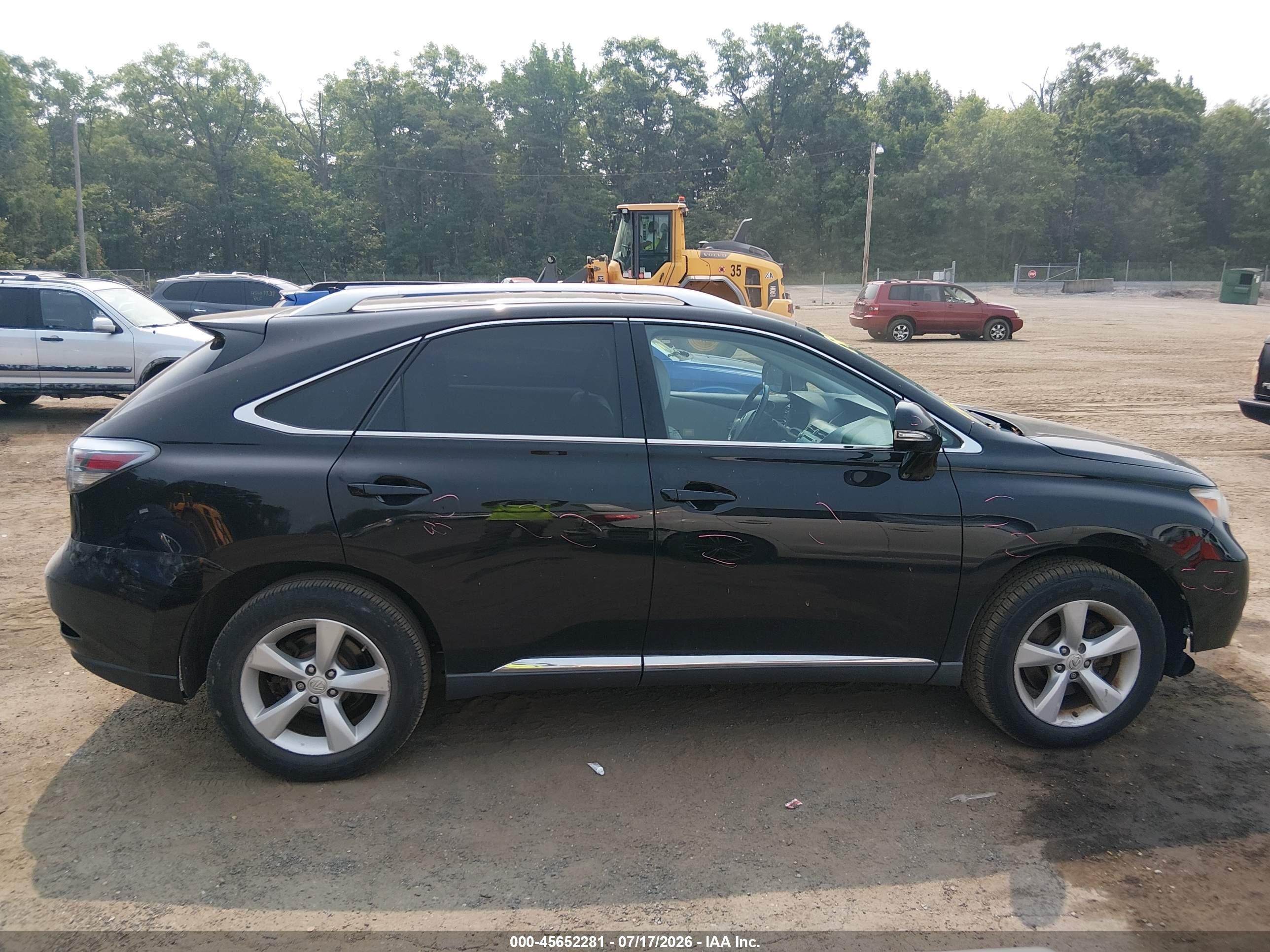 2010 Lexus Rx 350   Black vin: 2T2BK1BAXAC017244