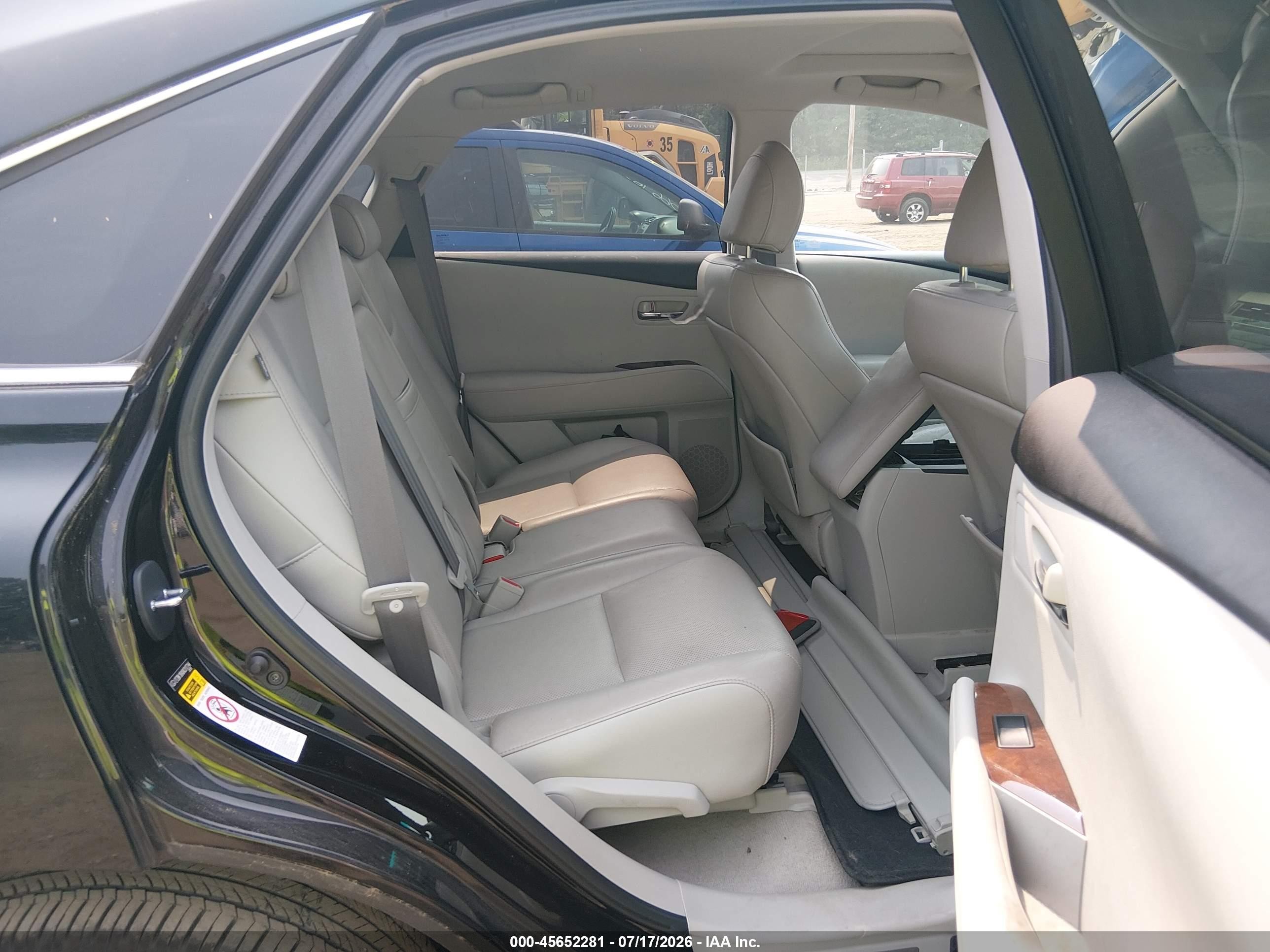 2010 Lexus Rx 350   Black vin: 2T2BK1BAXAC017244