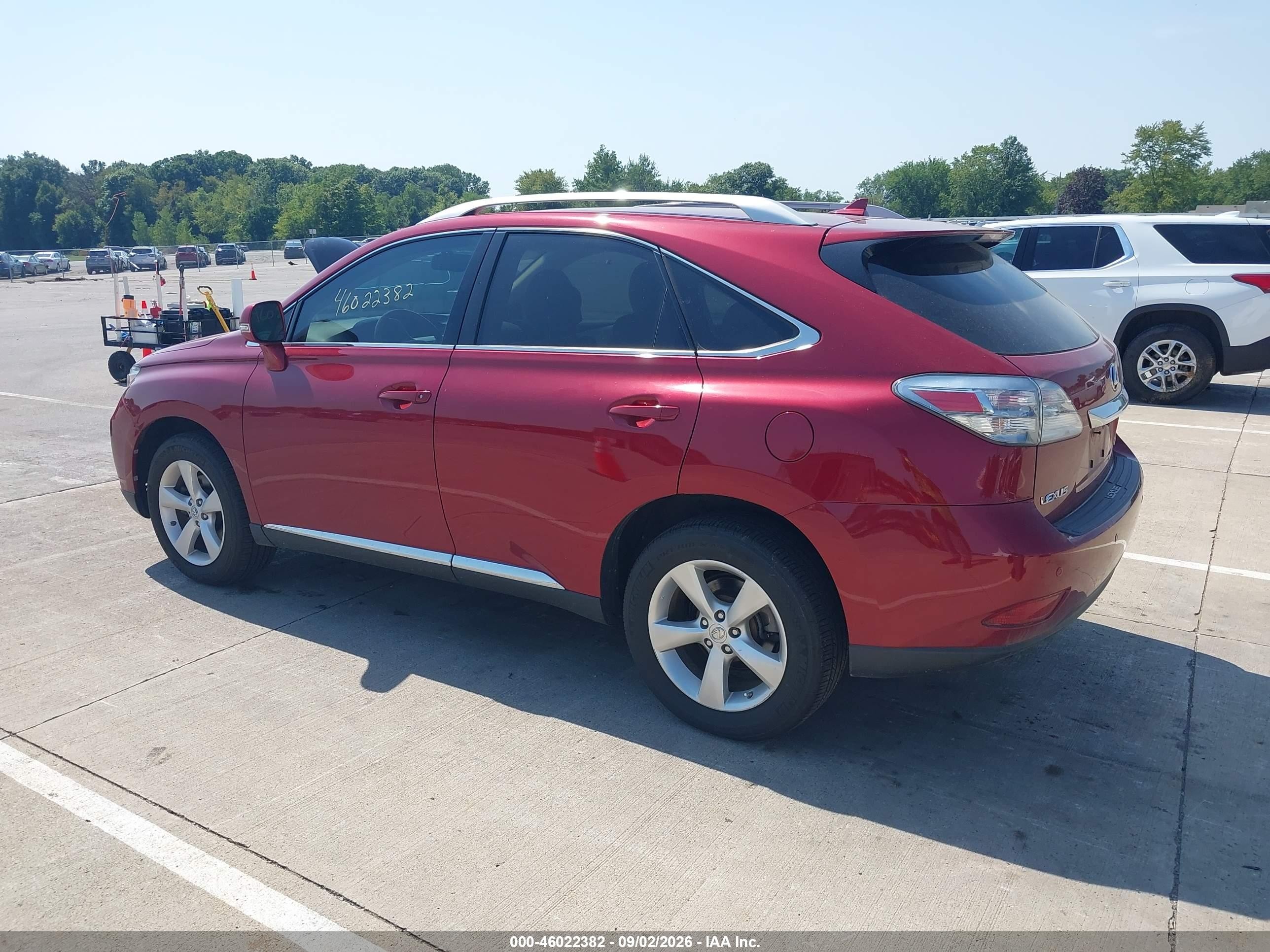 2010 Lexus Rx 350   Red vin: 2T2BK1BAXAC021438