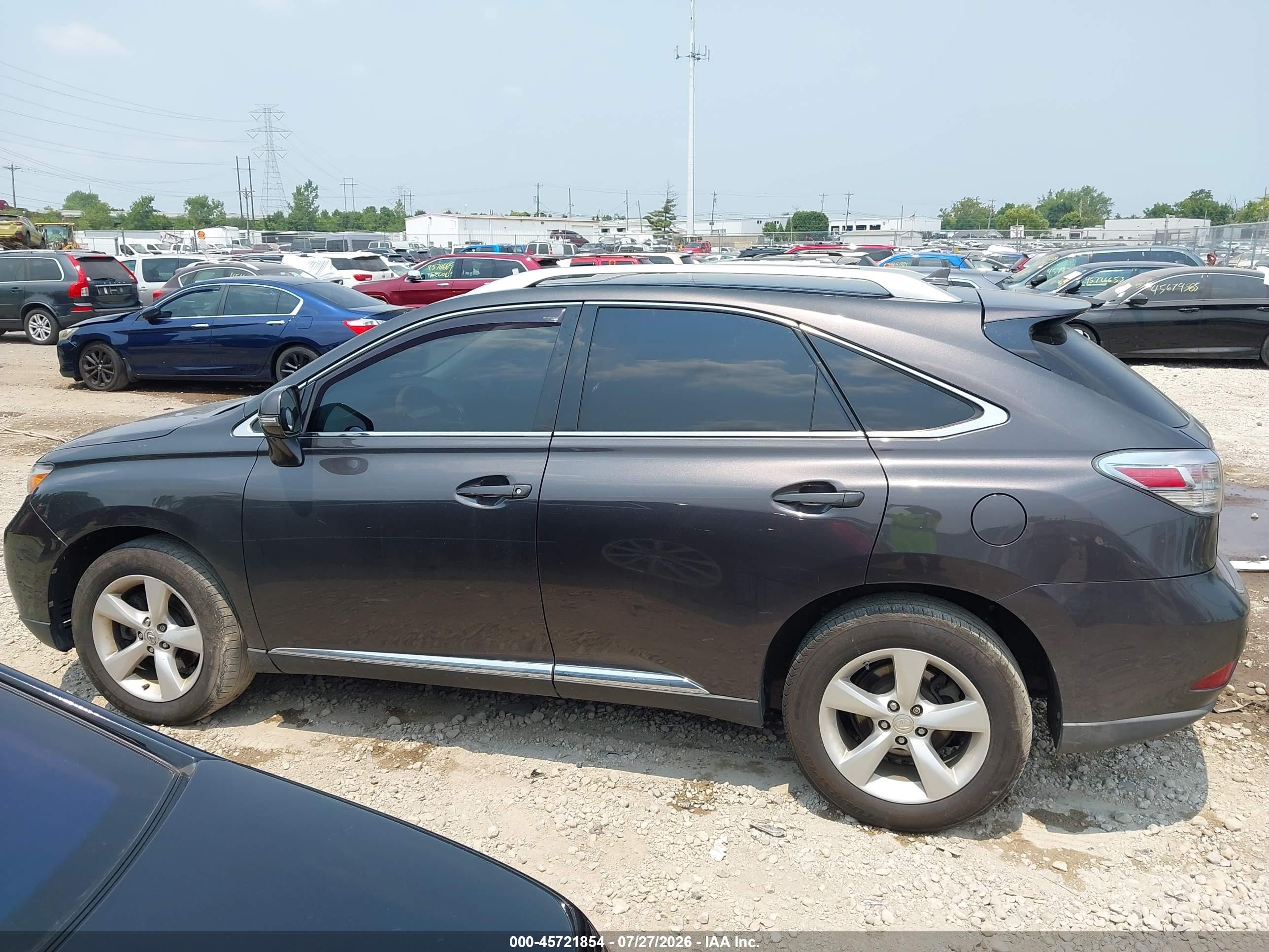 2010 Lexus Rx 350   Gray vin: 2T2BK1BAXAC022704