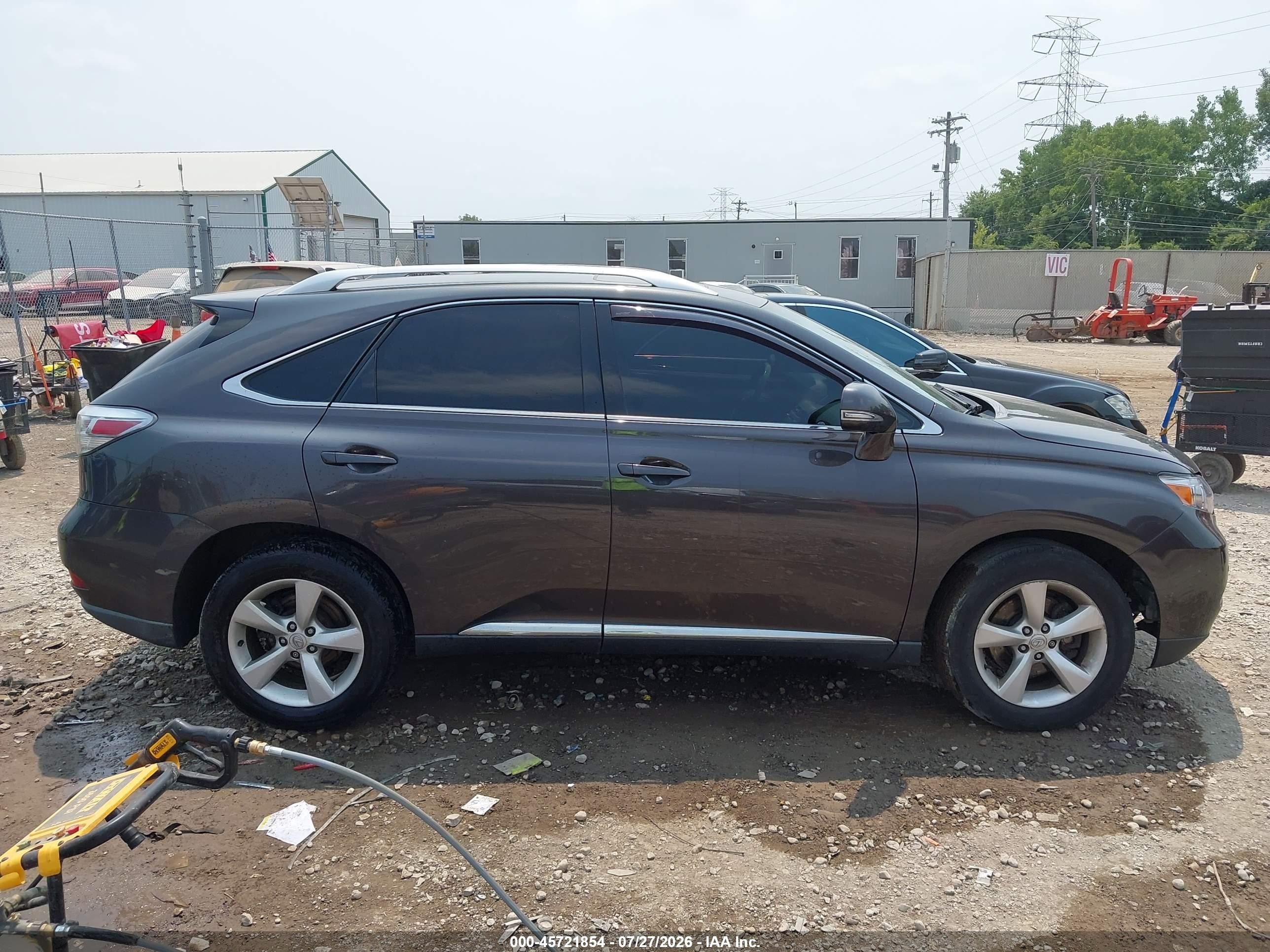 2010 Lexus Rx 350   Gray vin: 2T2BK1BAXAC022704