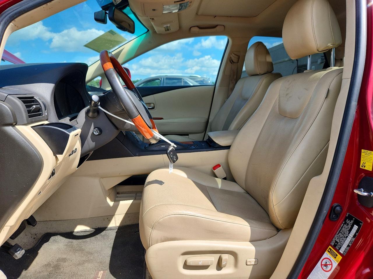 2010 Lexus Rx 350 Красный vin: 2T2BK1BAXAC028809