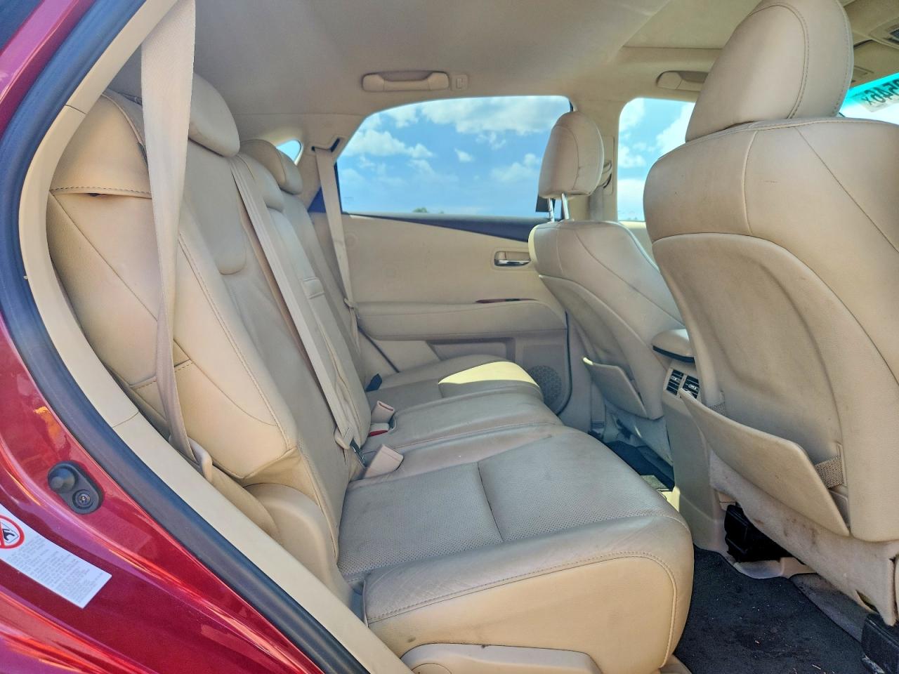 2010 Lexus Rx 350 Красный vin: 2T2BK1BAXAC028809