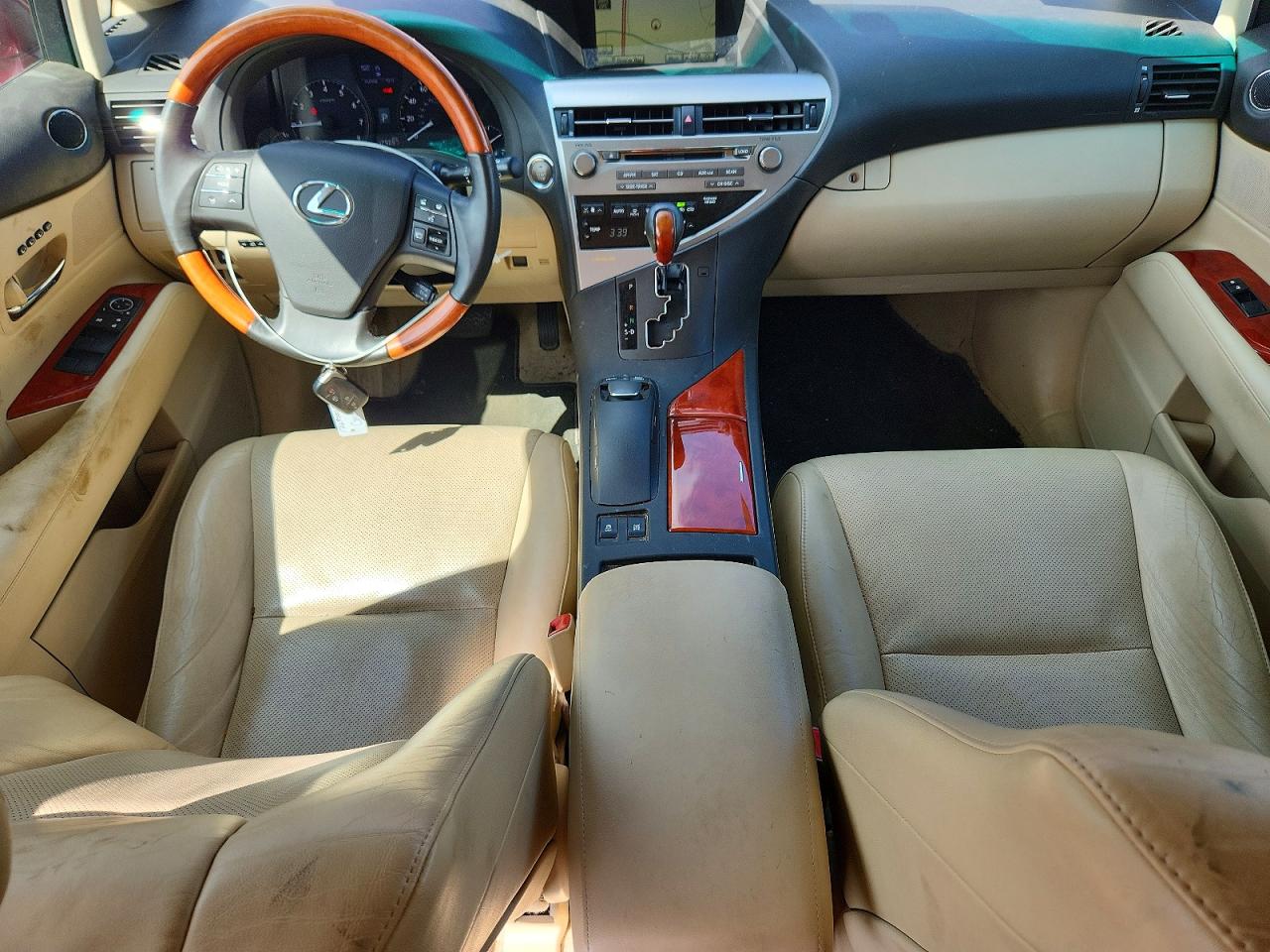 2010 Lexus Rx 350 Красный vin: 2T2BK1BAXAC028809
