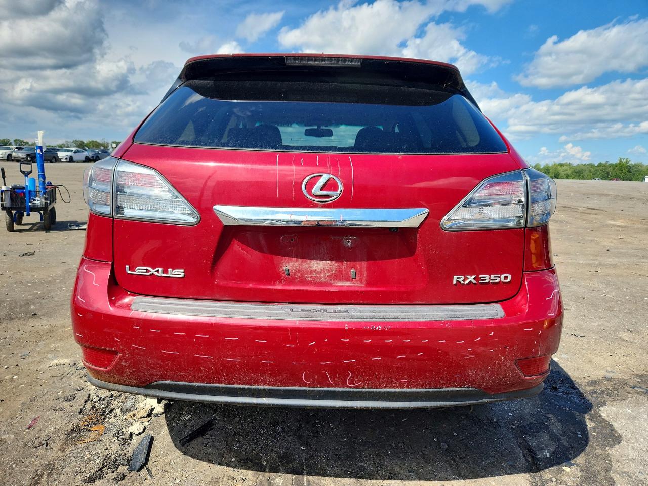2010 Lexus Rx 350 Красный vin: 2T2BK1BAXAC028809