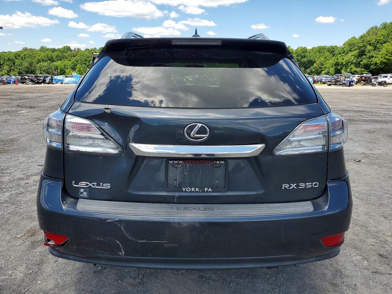2010 Lexus Rx 350 Gray vin: 2T2BK1BAXAC029815