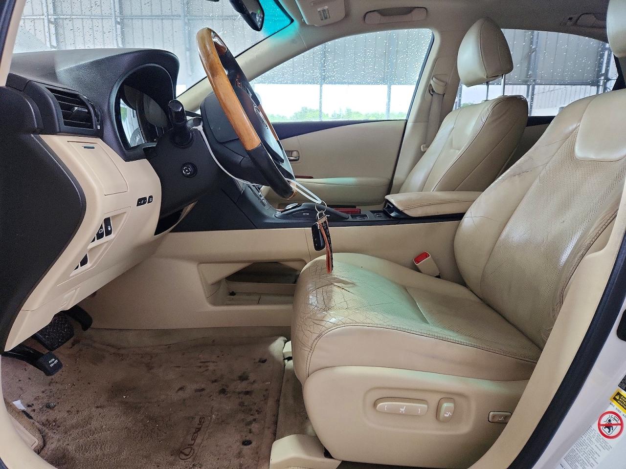2010 Lexus Rx 350 White vin: 2T2BK1BAXAC036327