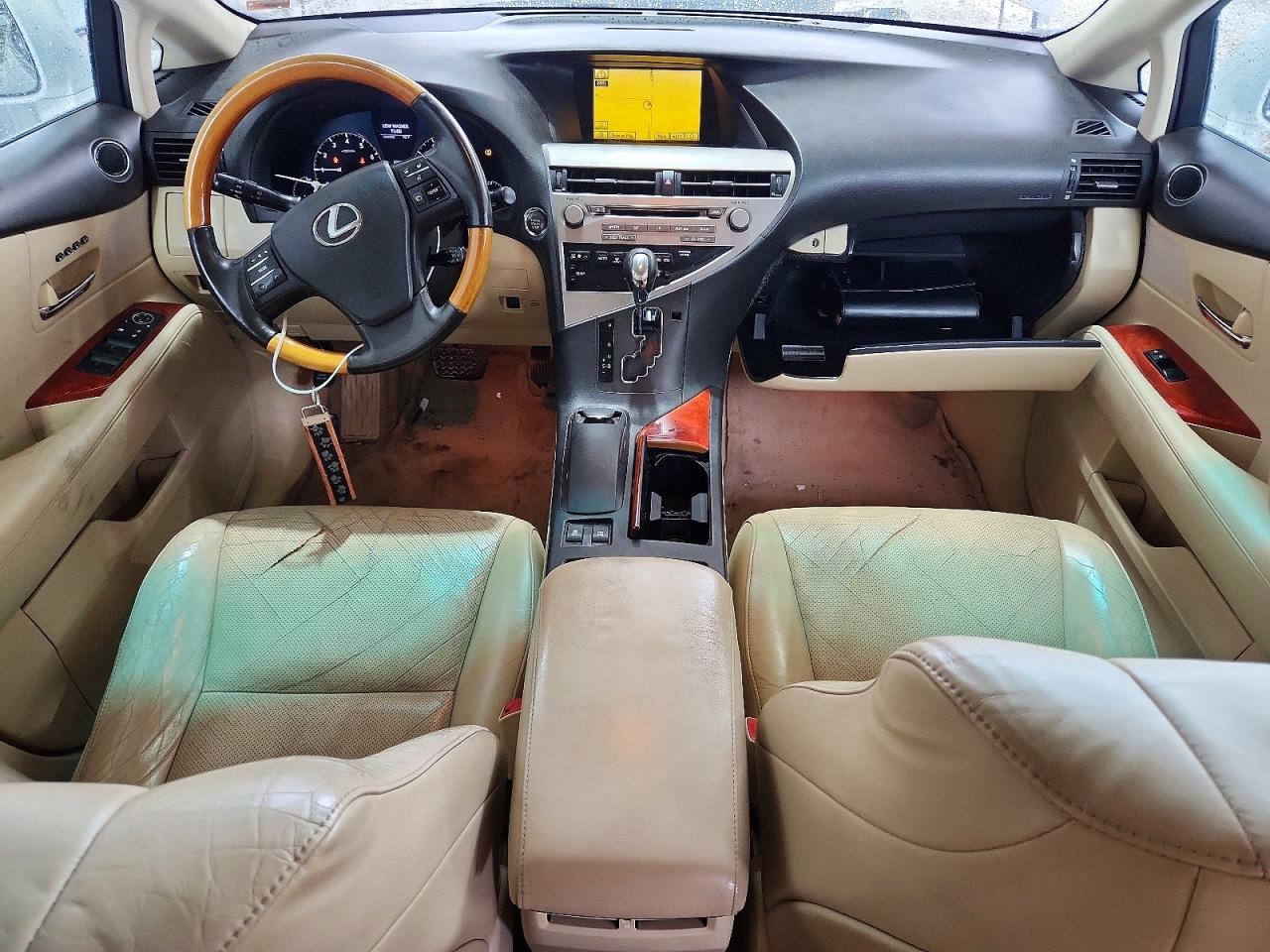 2010 Lexus Rx 350 White vin: 2T2BK1BAXAC036327