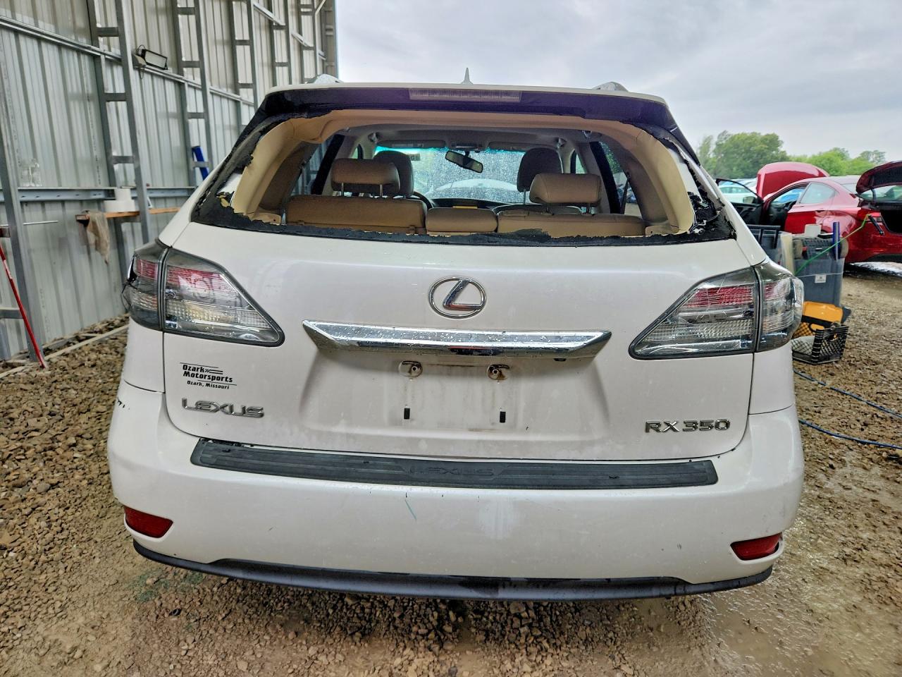 2010 Lexus Rx 350 White vin: 2T2BK1BAXAC036327