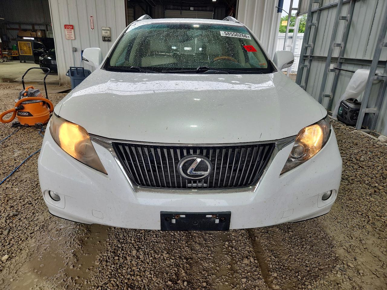 2010 Lexus Rx 350 White vin: 2T2BK1BAXAC036327