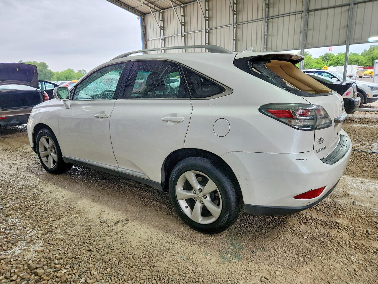 2010 Lexus Rx 350 White vin: 2T2BK1BAXAC036327