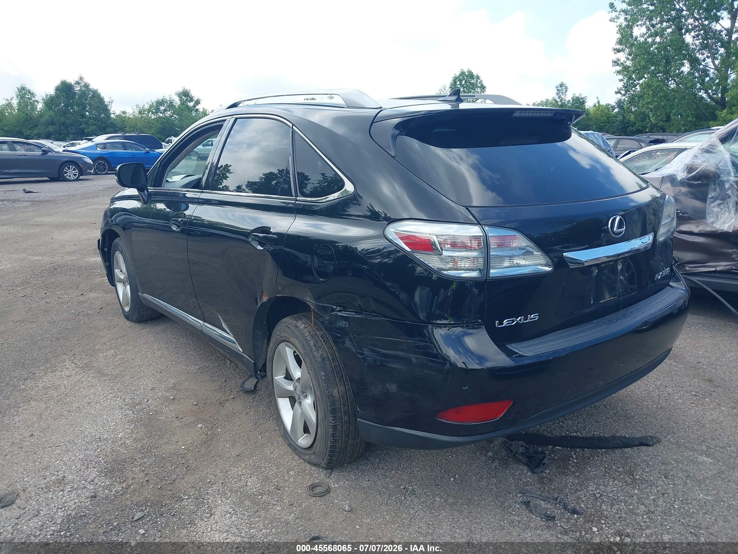2010 Lexus Rx 350   Black vin: 2T2BK1BAXAC039650