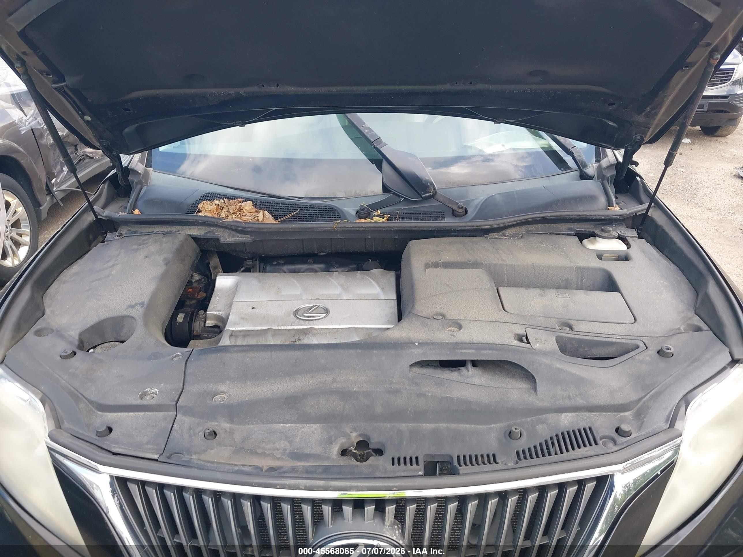 2010 Lexus Rx 350   Black vin: 2T2BK1BAXAC039650