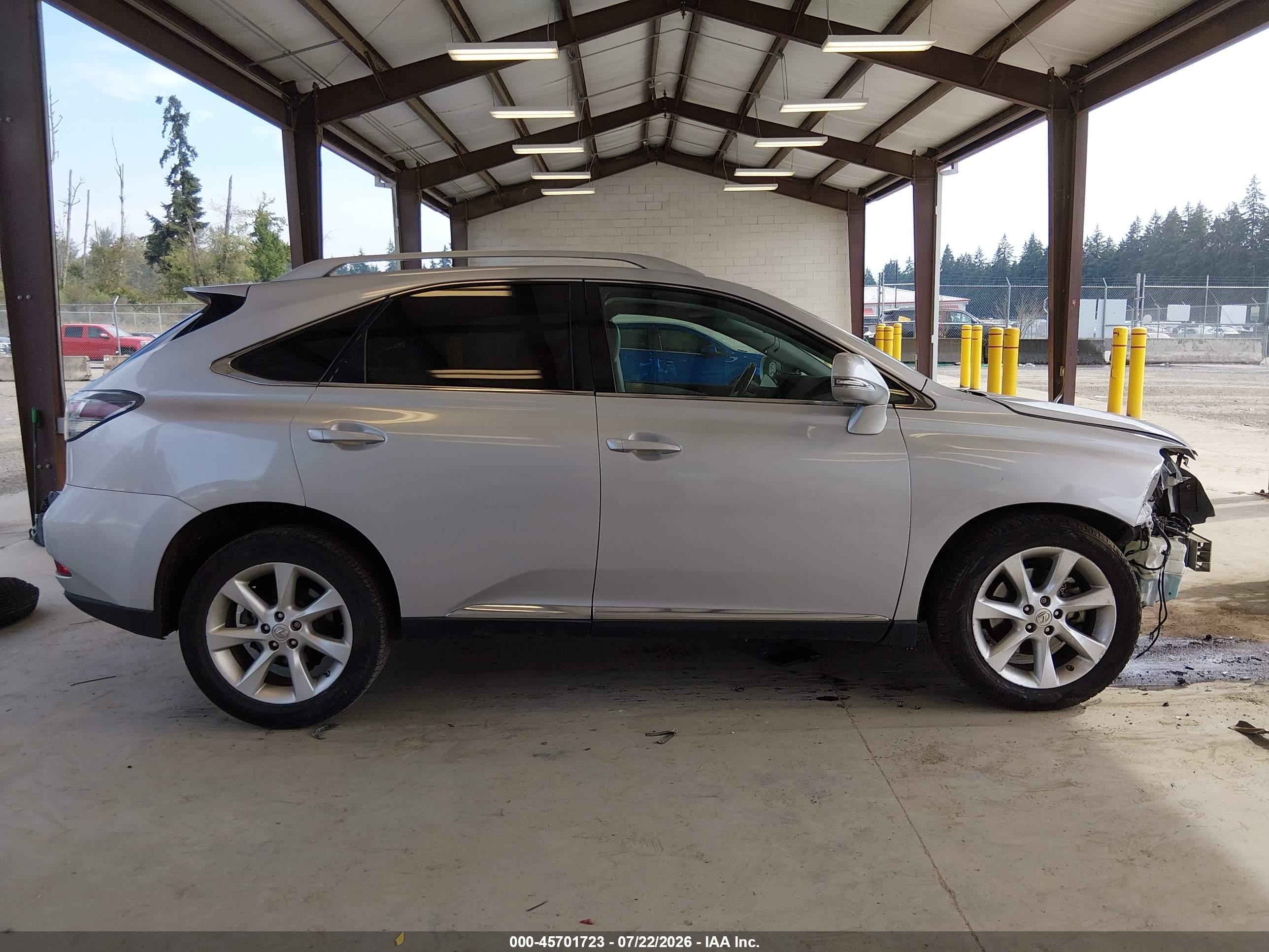2010 Lexus Rx 350   Серебряный vin: 2T2BK1BAXAC040443
