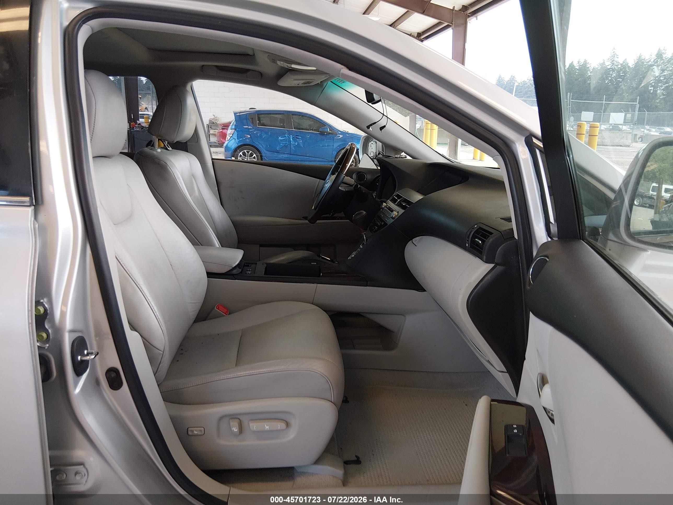 2010 Lexus Rx 350   Серебряный vin: 2T2BK1BAXAC040443