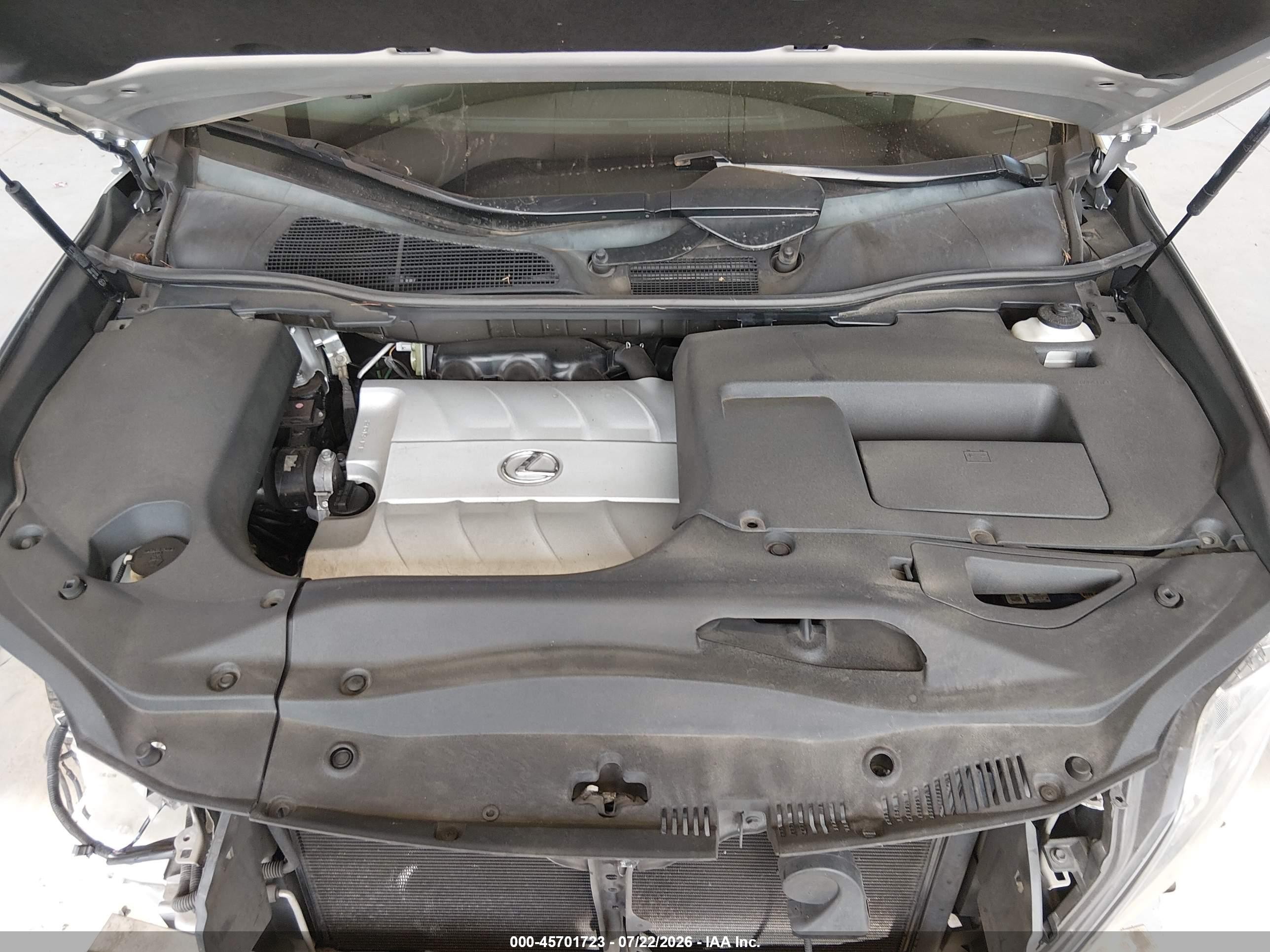 2010 Lexus Rx 350   Серебряный vin: 2T2BK1BAXAC040443