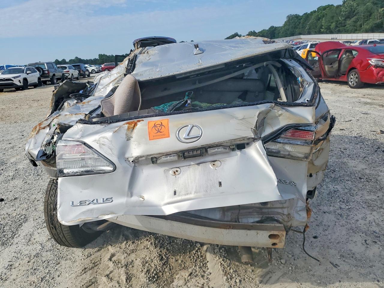 2010 Lexus Rx 350 White vin: 2T2BK1BAXAC067562