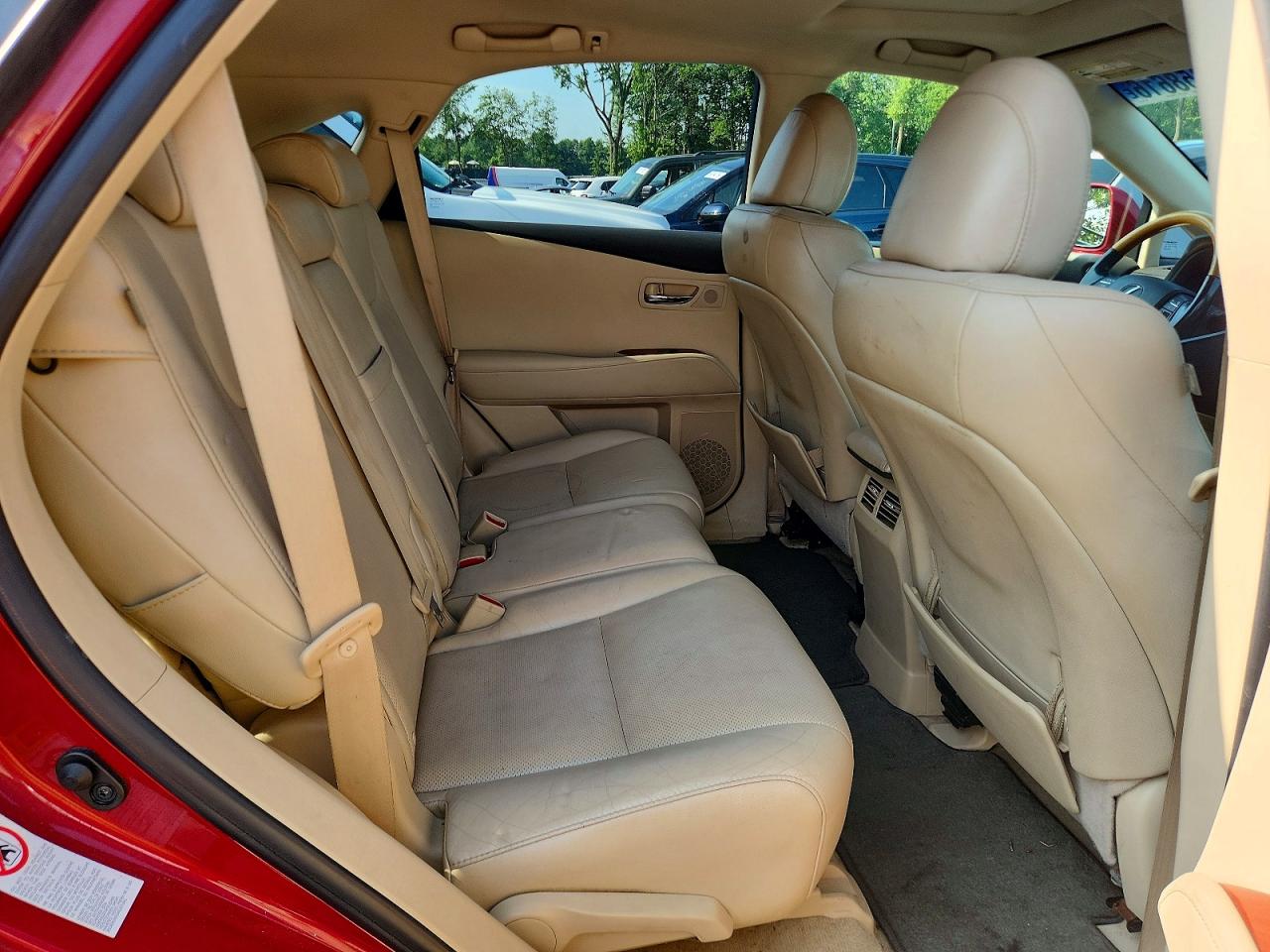 2010 Lexus Rx 350 Red vin: 2T2BK1BAXAC069263