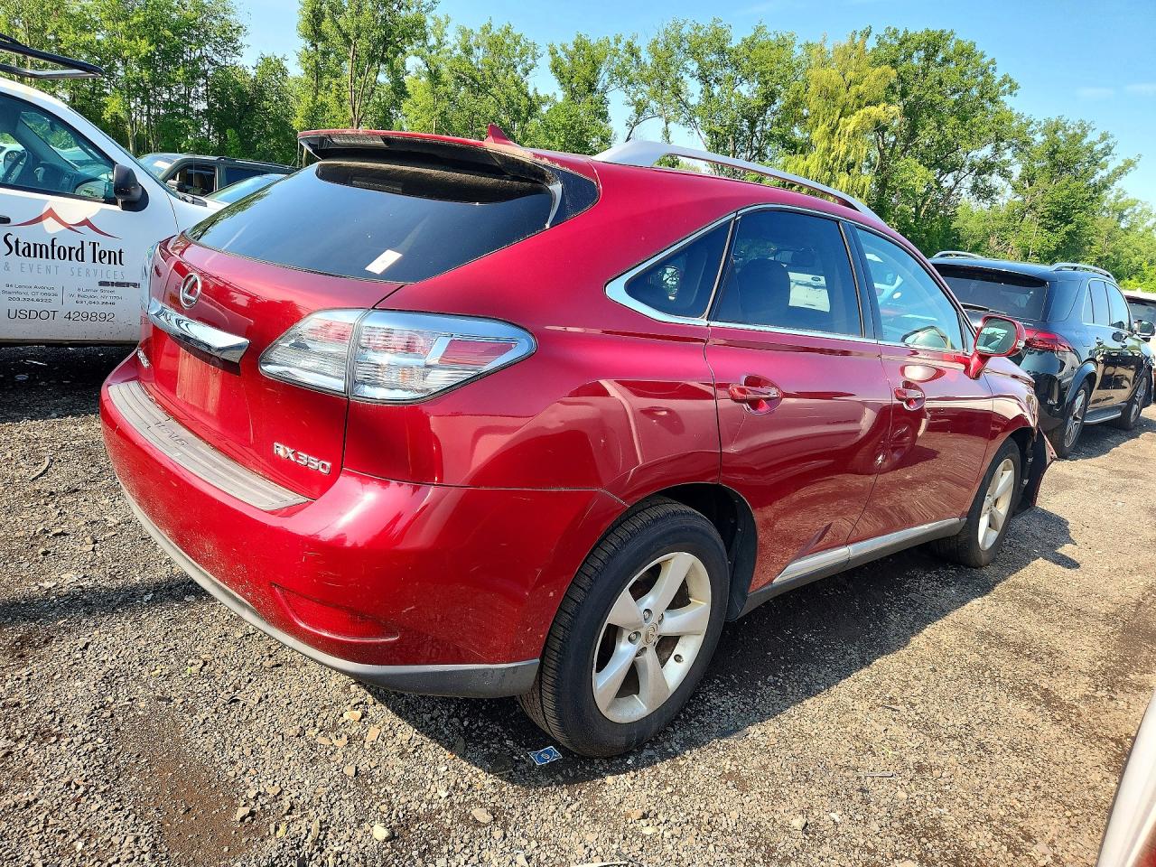 2010 Lexus Rx 350 Red vin: 2T2BK1BAXAC069263