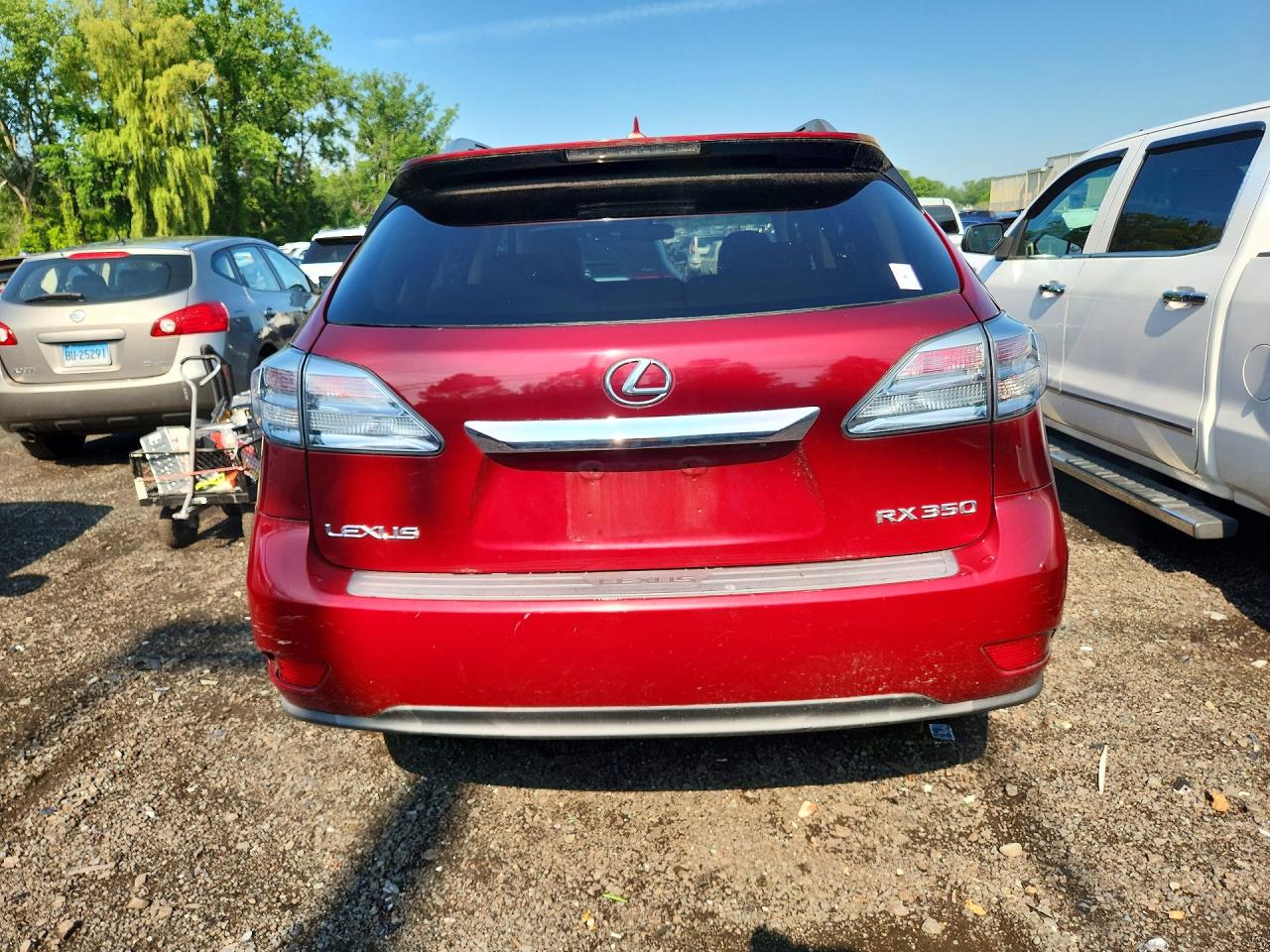 2010 Lexus Rx 350 Red vin: 2T2BK1BAXAC069263