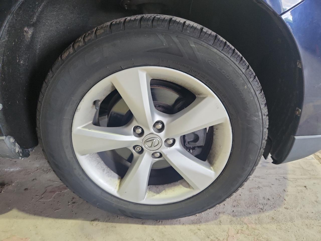 2010 Lexus Rx 350 Blue vin: 2T2BK1BAXAC074317 Damage: Right Front Wheel, Curb Rash, 7 To 8 Inches