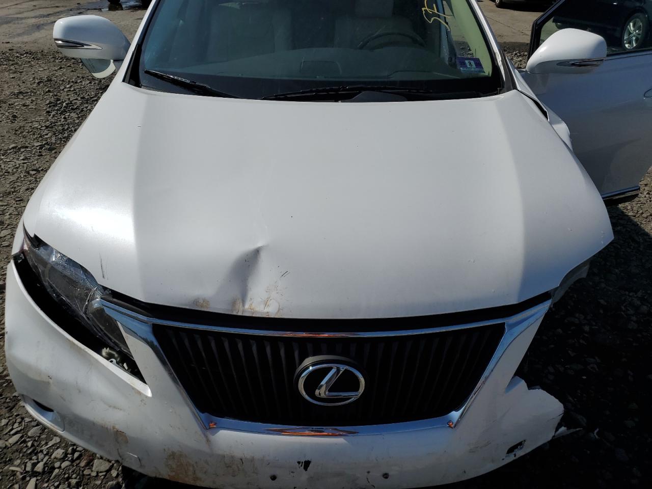 2010 Lexus Rx 350 Белый vin: 2T2BK1BAXAC075774