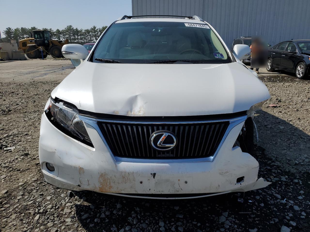2010 Lexus Rx 350 Белый vin: 2T2BK1BAXAC075774