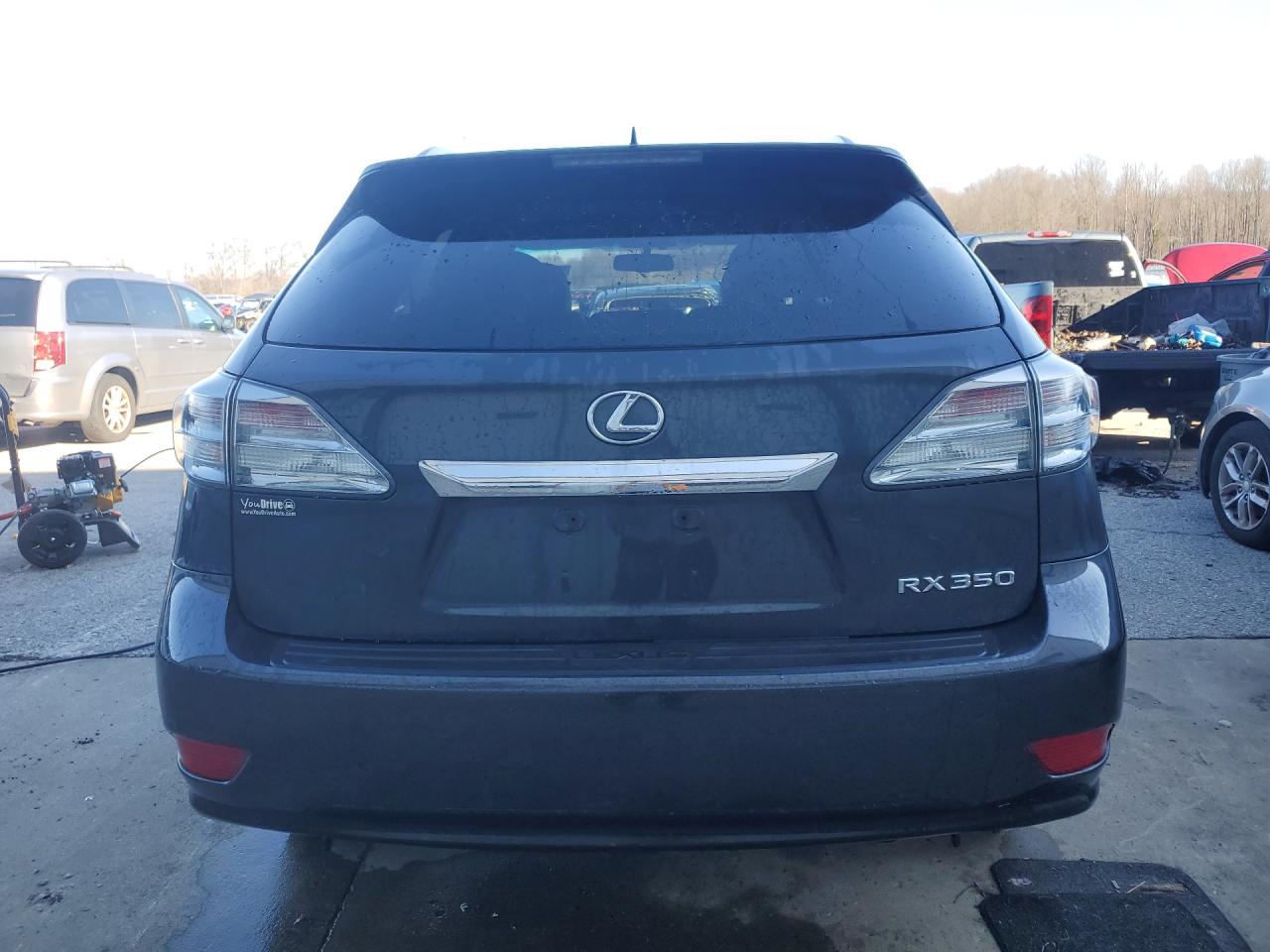 2011 Lexus Rx 350 Base Gray vin: 2T2BK1BAXBC081253 Damage: Rear Bumper, Heavy Scratch, 1/2 To 1 Inch