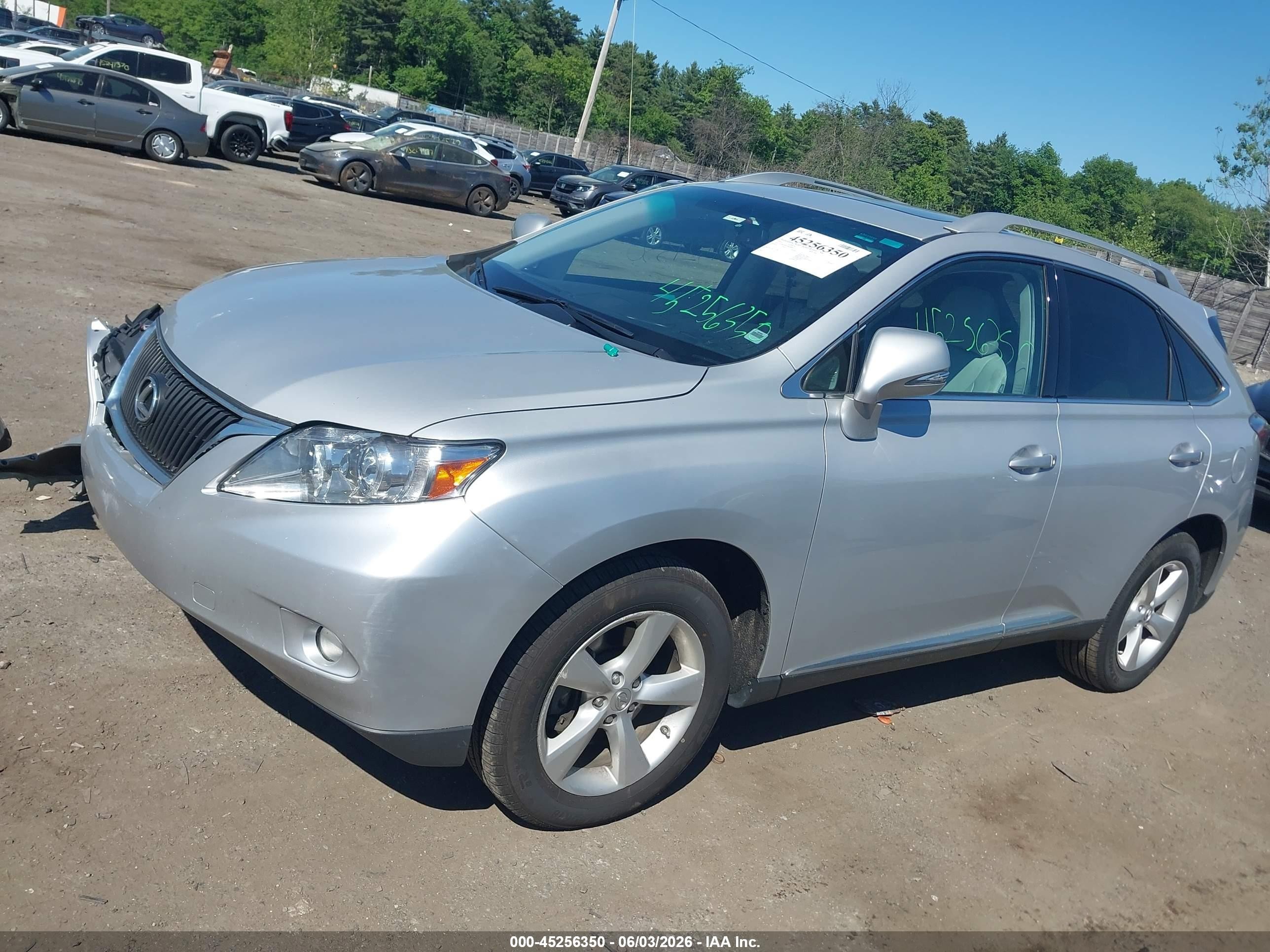 2011 Lexus Rx 350   Silver vin: 2T2BK1BAXBC099073