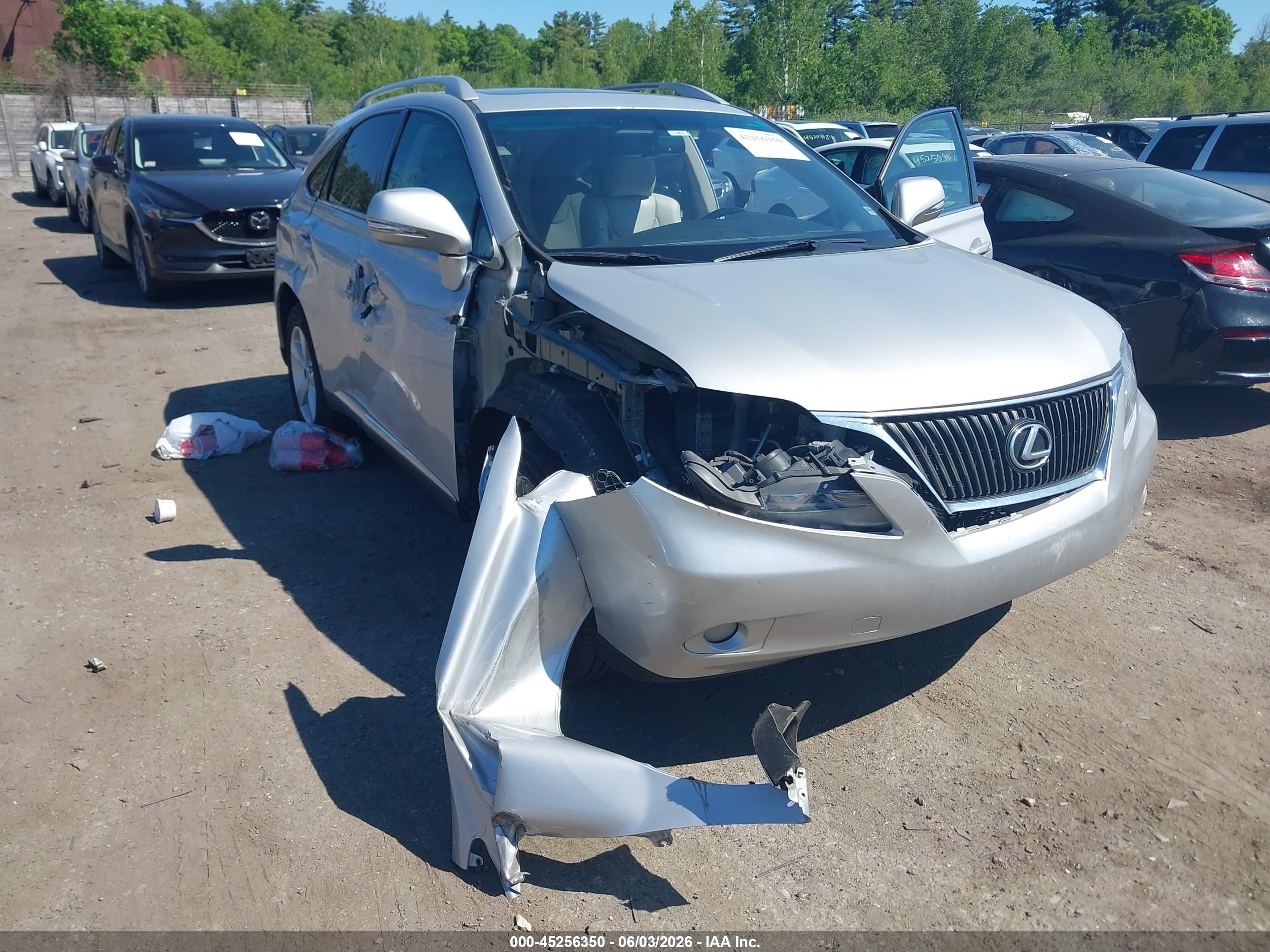 2011 Lexus Rx 350   Silver vin: 2T2BK1BAXBC099073
