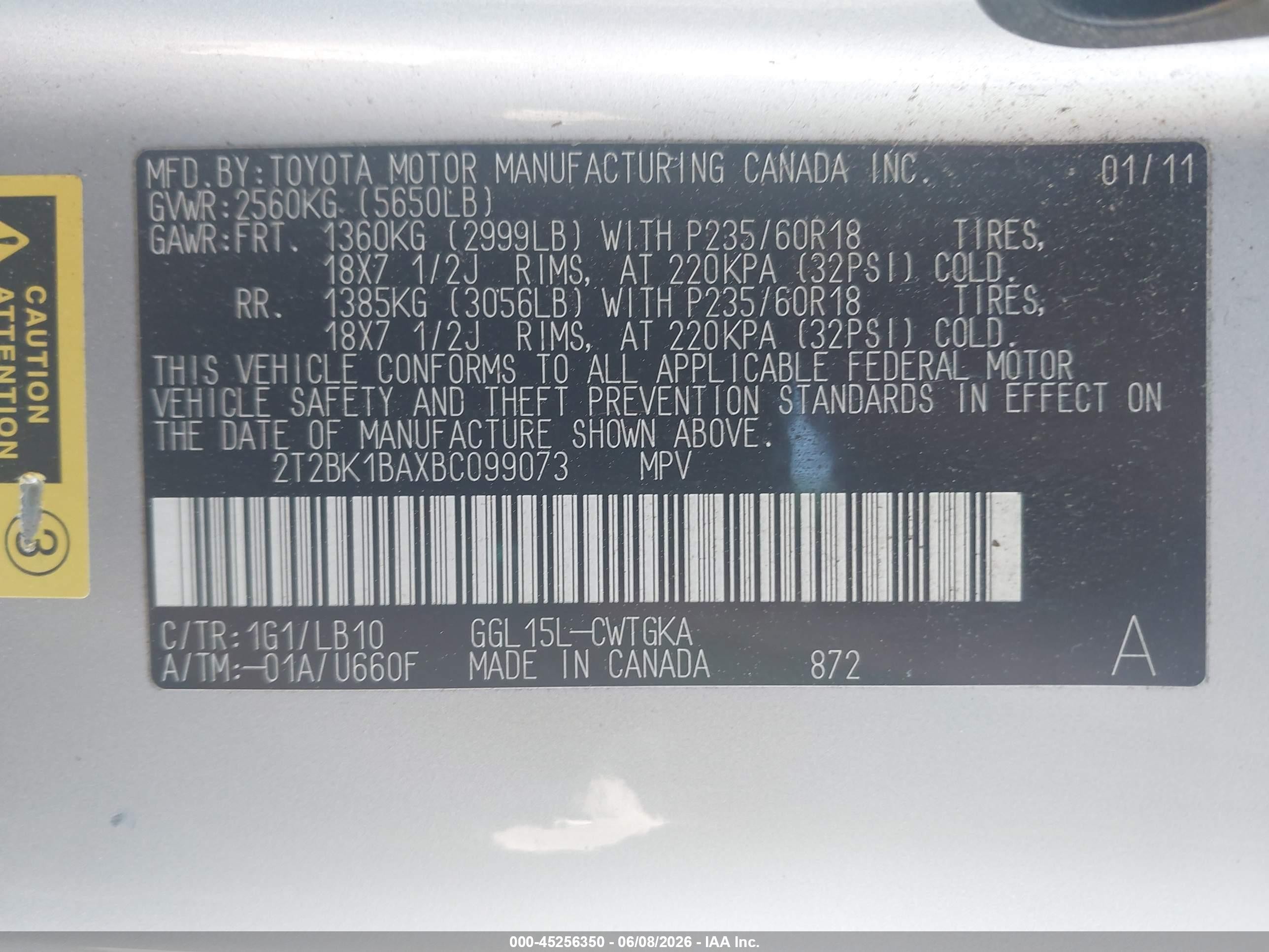 2011 Lexus Rx 350   Silver vin: 2T2BK1BAXBC099073
