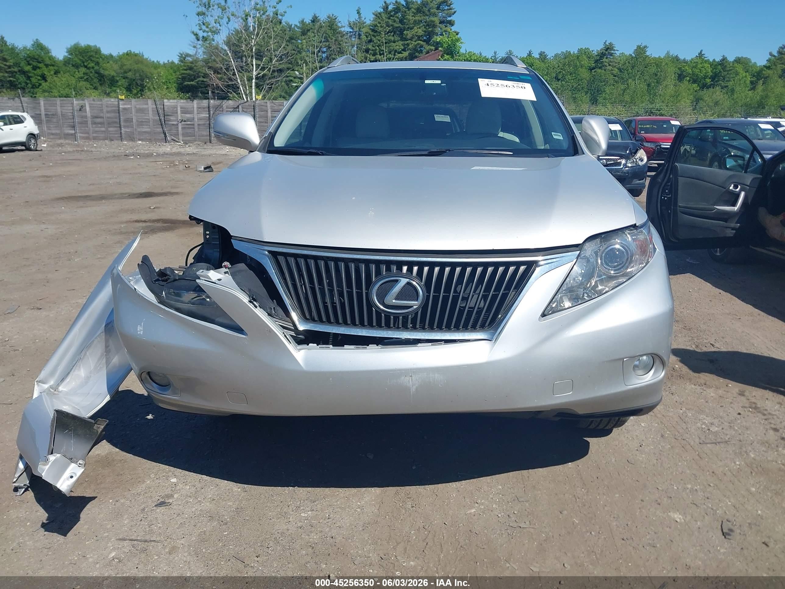 2011 Lexus Rx 350   Silver vin: 2T2BK1BAXBC099073