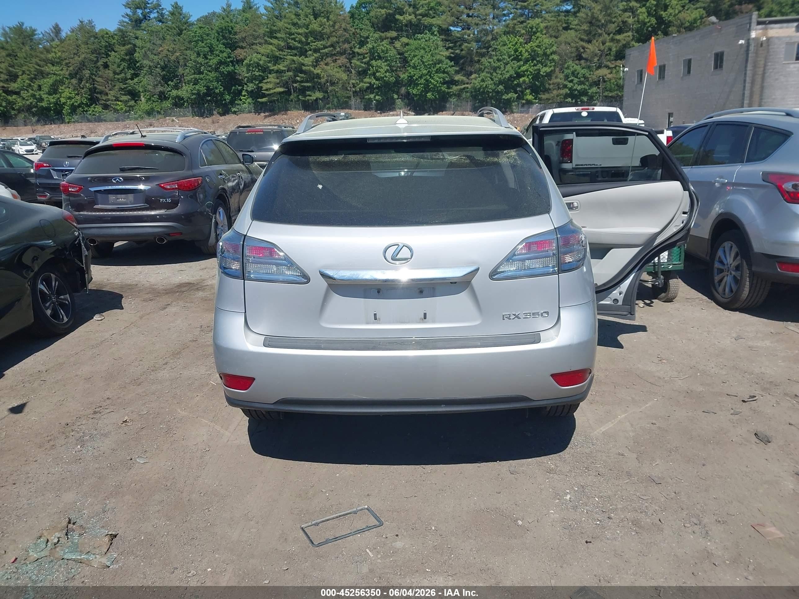 2011 Lexus Rx 350   Silver vin: 2T2BK1BAXBC099073