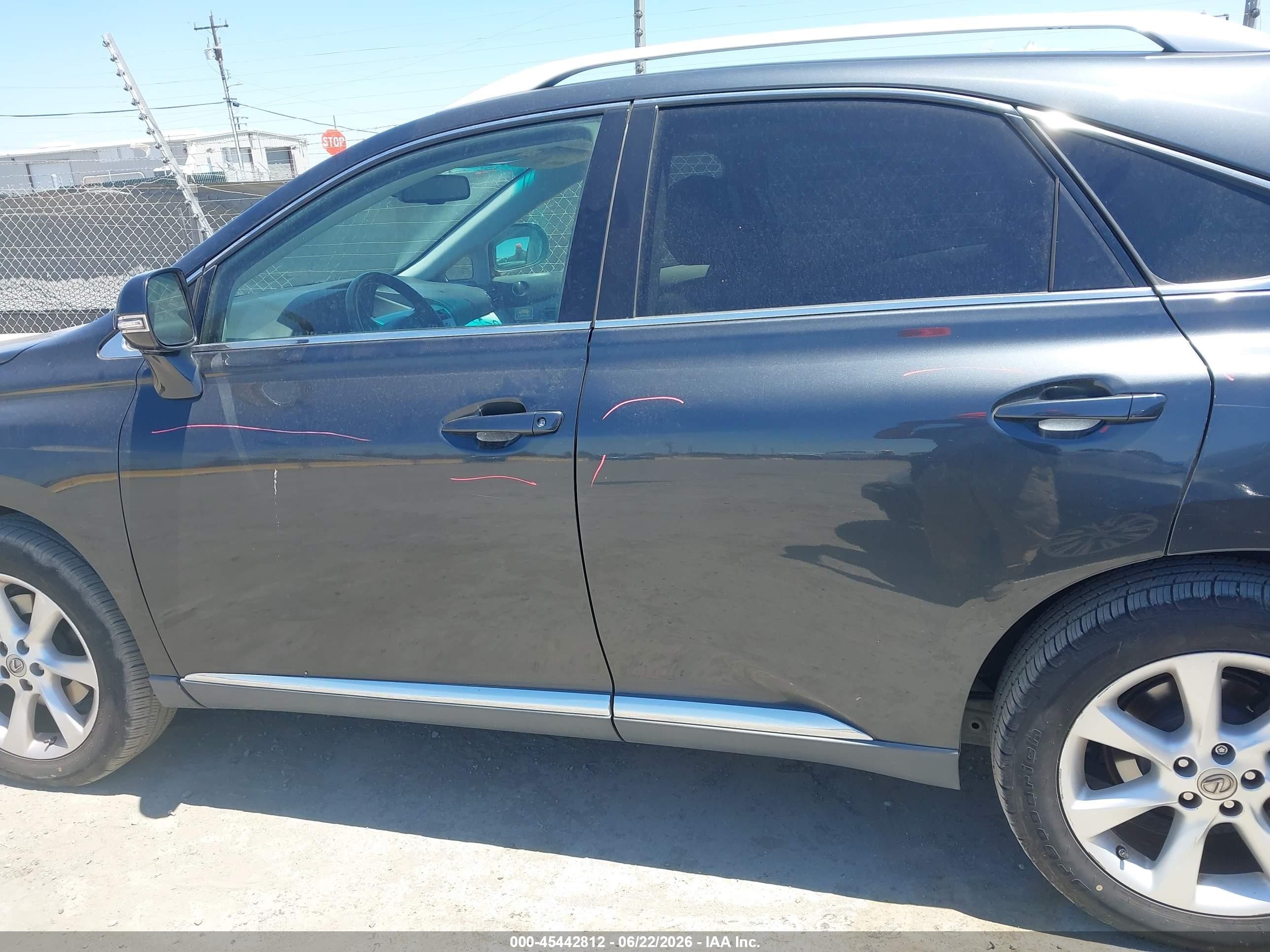 2011 Lexus Rx 350   Black vin: 2T2BK1BAXBC101341