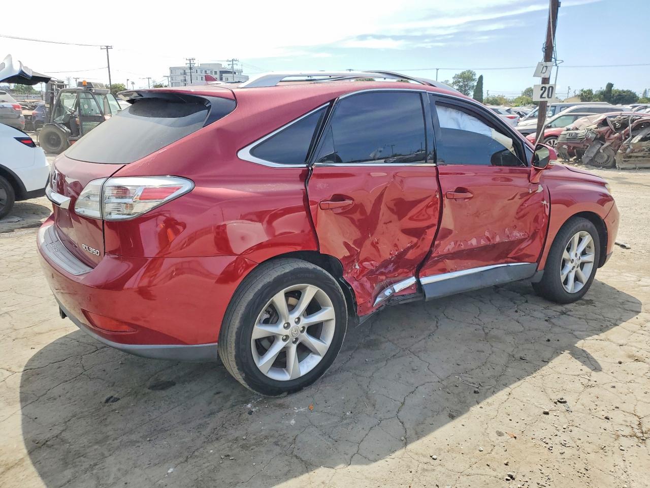 2011 Lexus Rx 350 Красный vin: 2T2BK1BAXBC111738