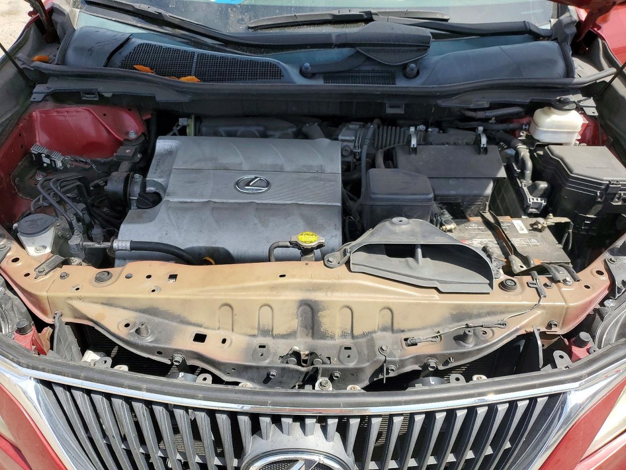 2011 Lexus Rx 350 Красный vin: 2T2BK1BAXBC111738