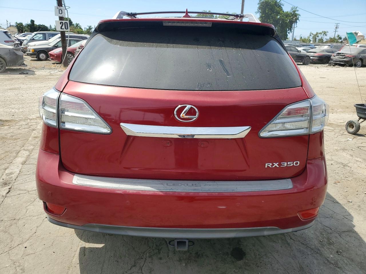2011 Lexus Rx 350 Красный vin: 2T2BK1BAXBC111738