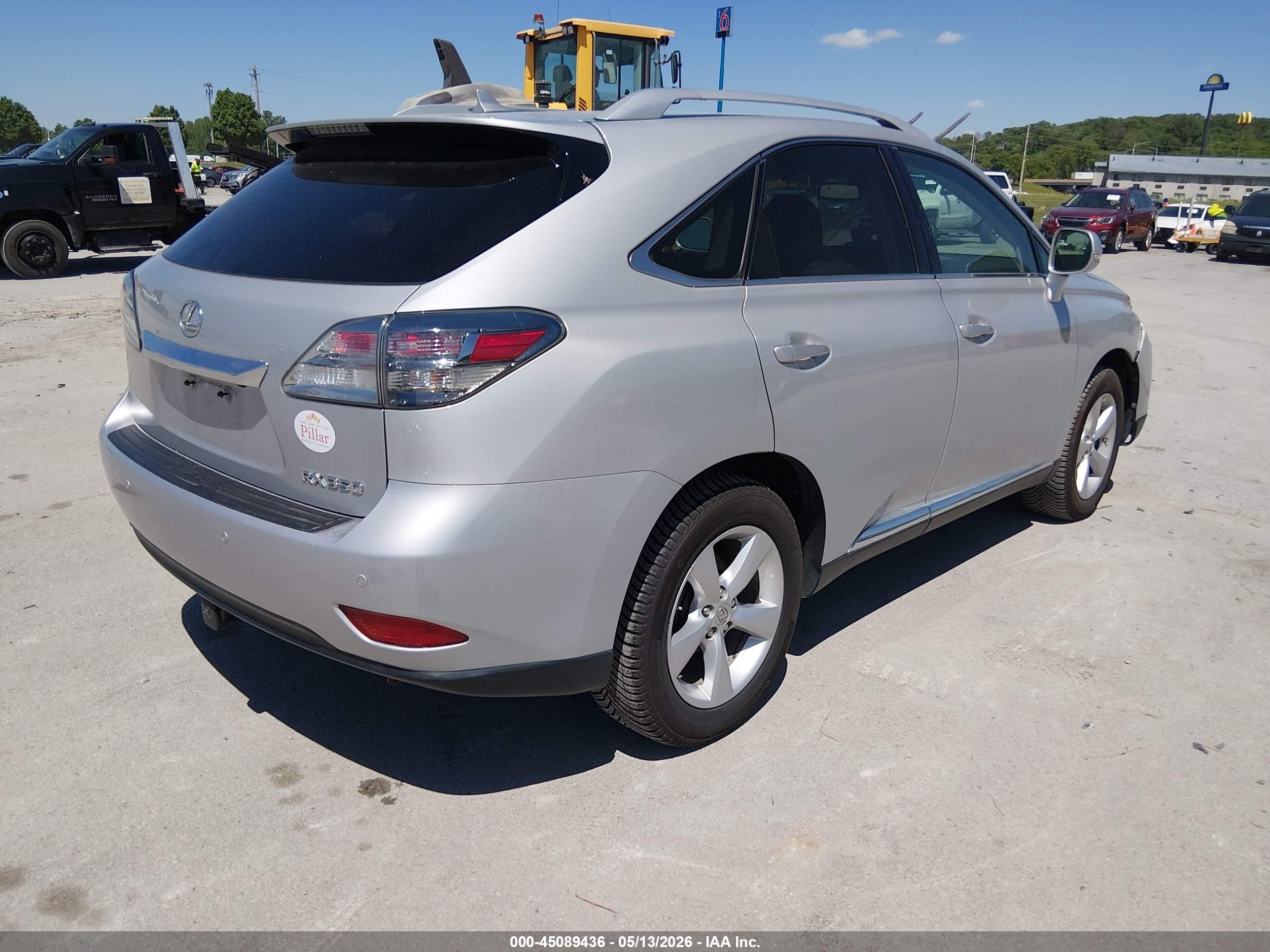 2012 Lexus Rx 350 Silver vin: 2T2BK1BAXCC124314