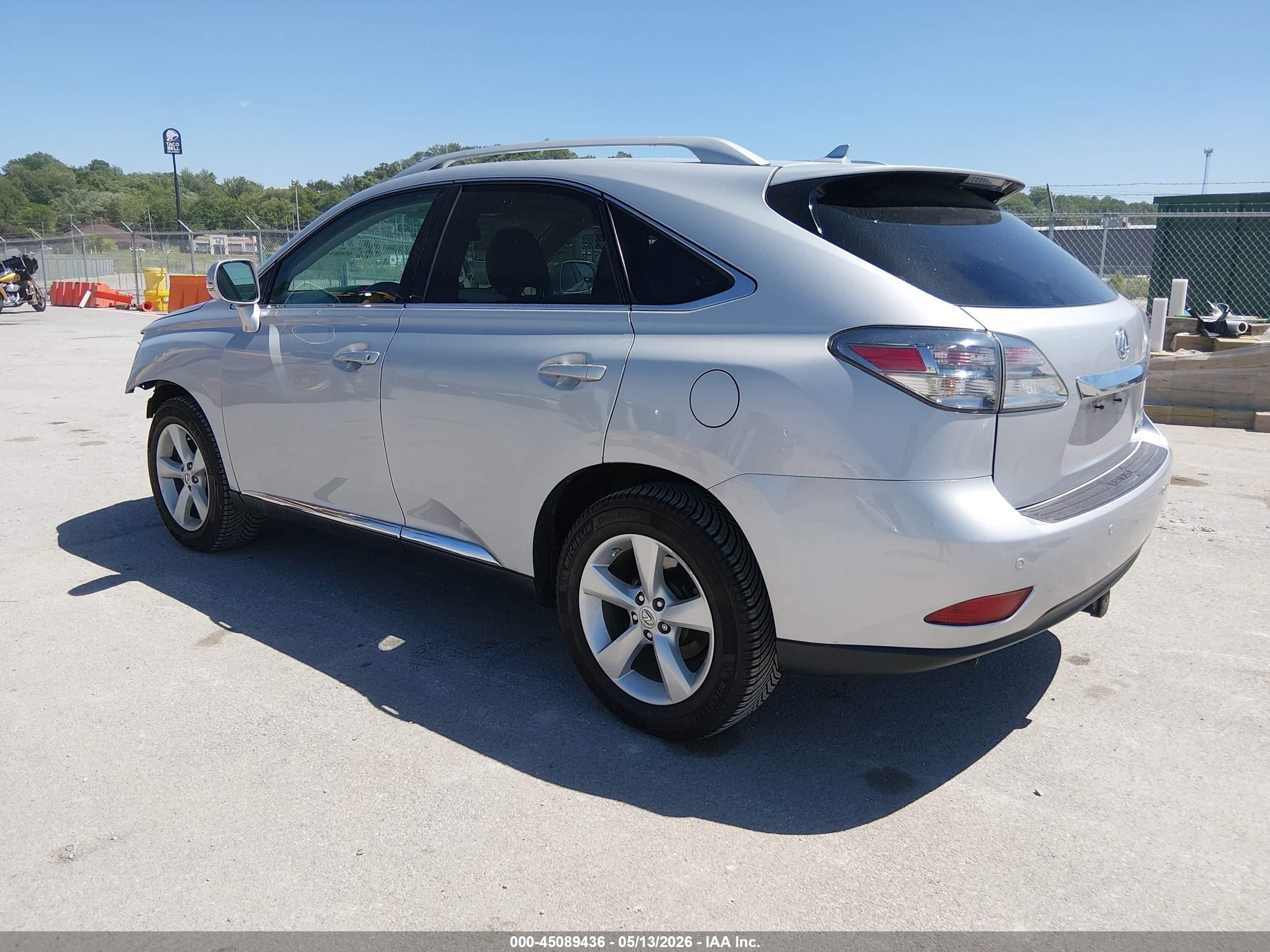 2012 Lexus Rx 350 Silver vin: 2T2BK1BAXCC124314