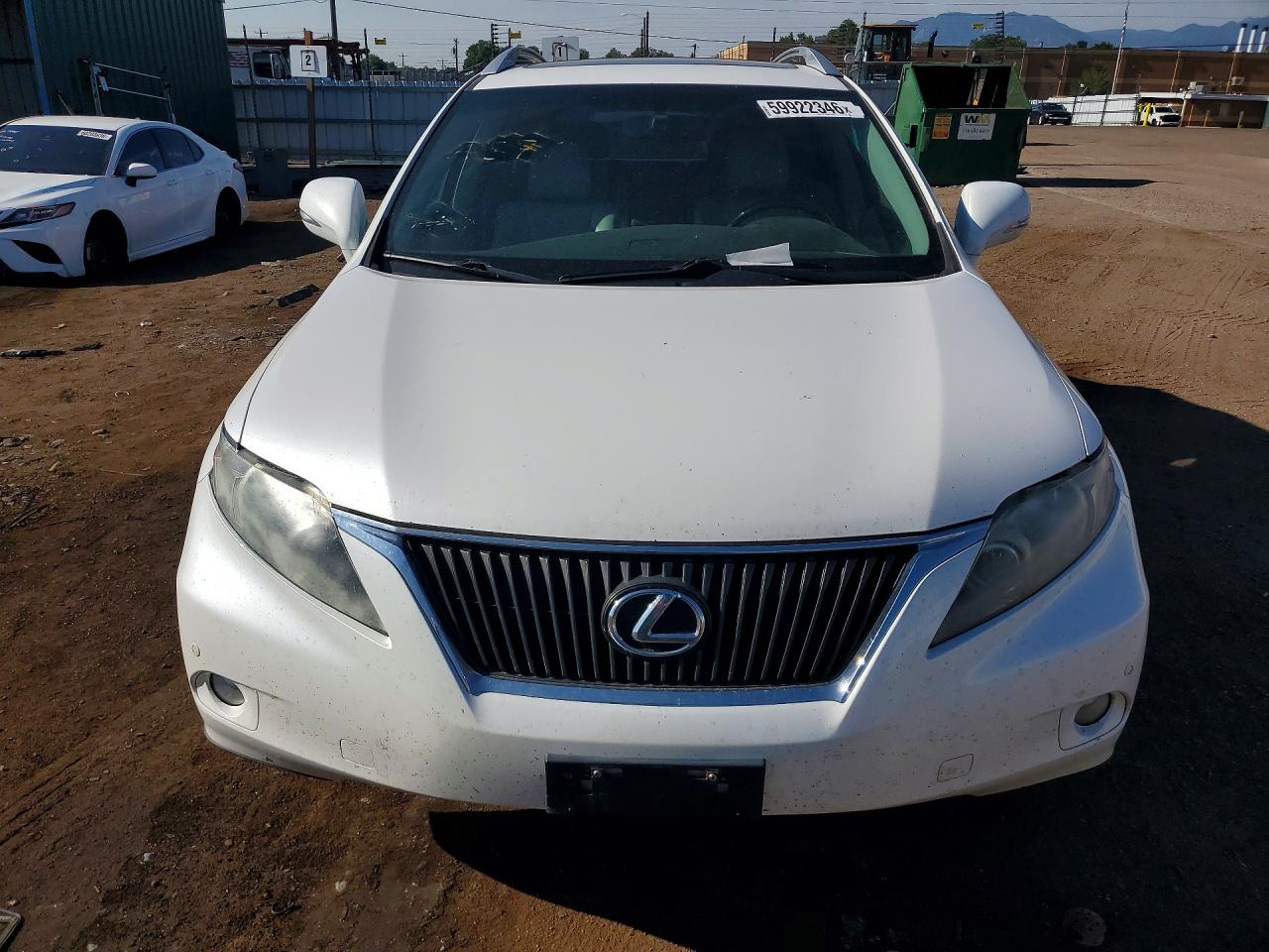 2012 Lexus Rx 350 Белый vin: 2T2BK1BAXCC131330