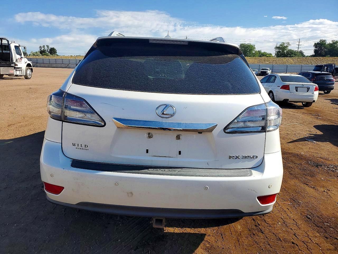 2012 Lexus Rx 350 Белый vin: 2T2BK1BAXCC131330