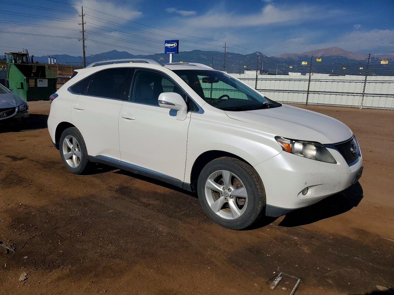 2012 Lexus Rx 350 Белый vin: 2T2BK1BAXCC131330