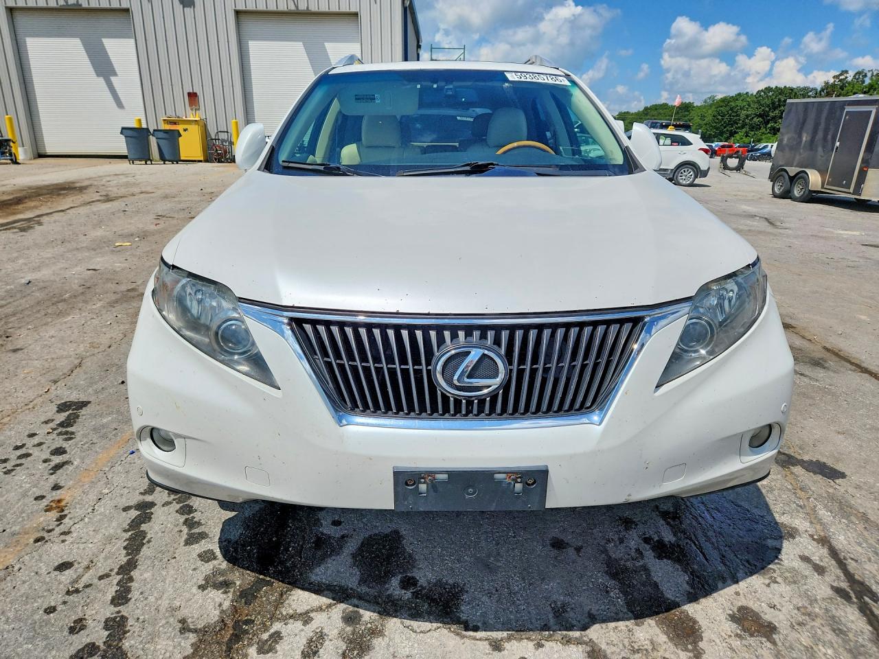 2012 Lexus Rx 350 White vin: 2T2BK1BAXCC137533