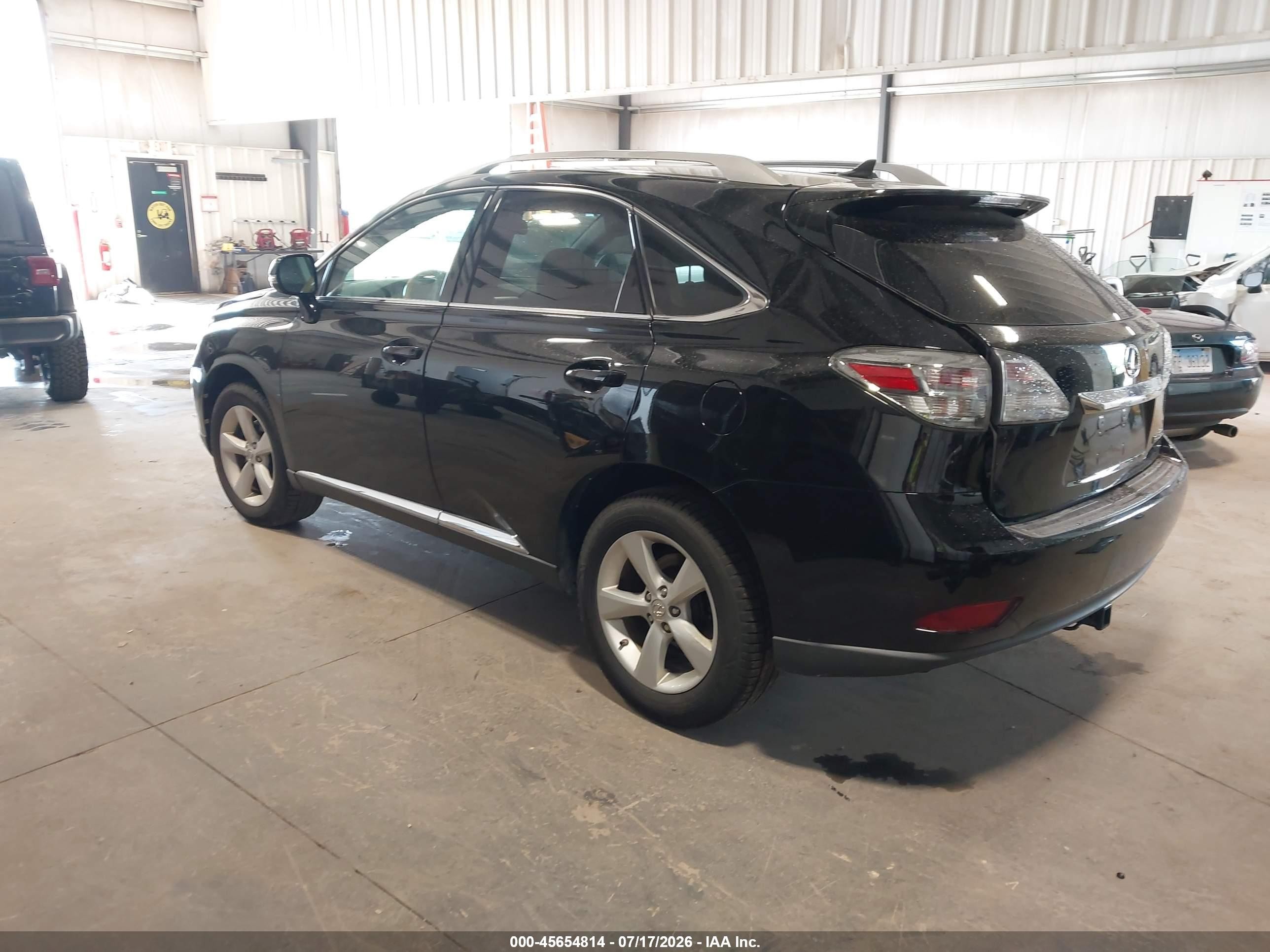 2012 Lexus Rx 350   Black vin: 2T2BK1BAXCC138889